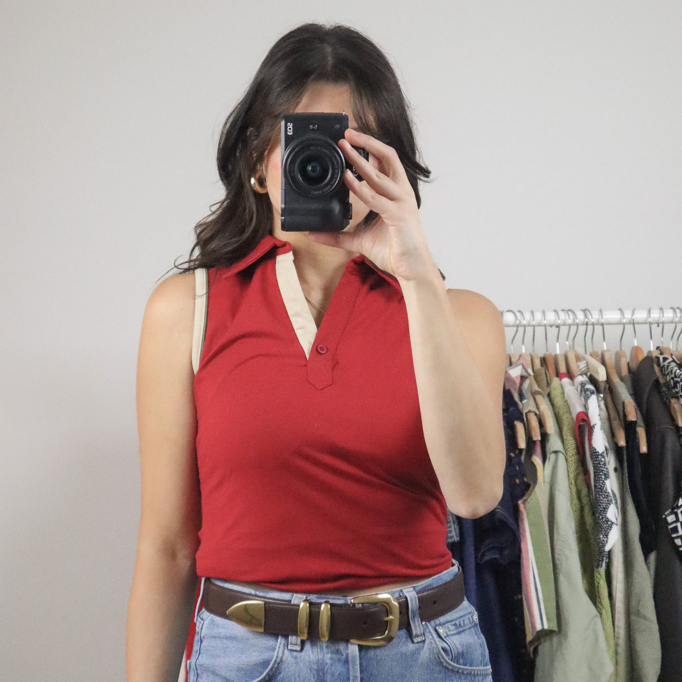 Deadstock x Vintage x Collared Tank (S)