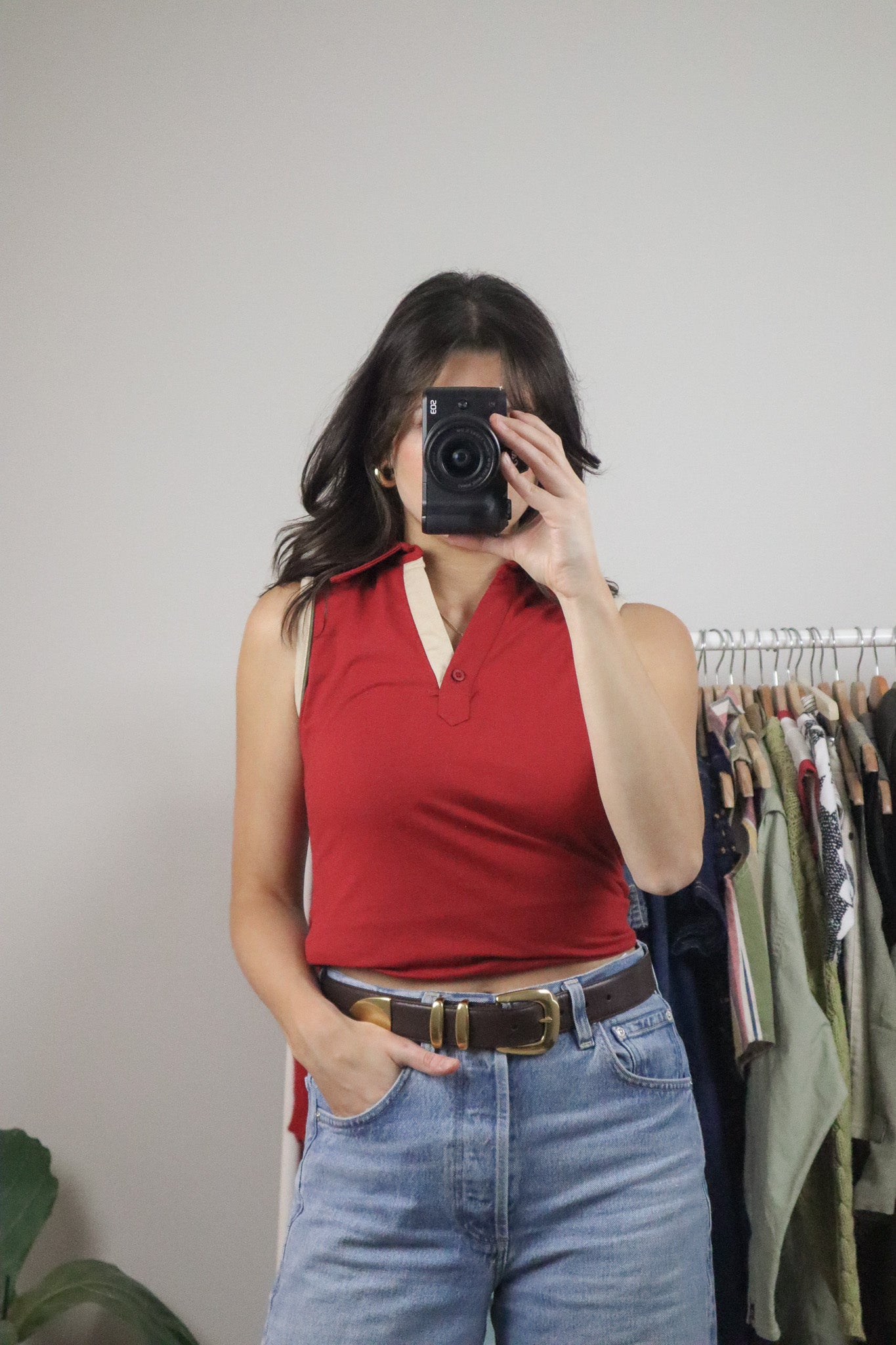 Deadstock x Vintage x Collared Tank (S)