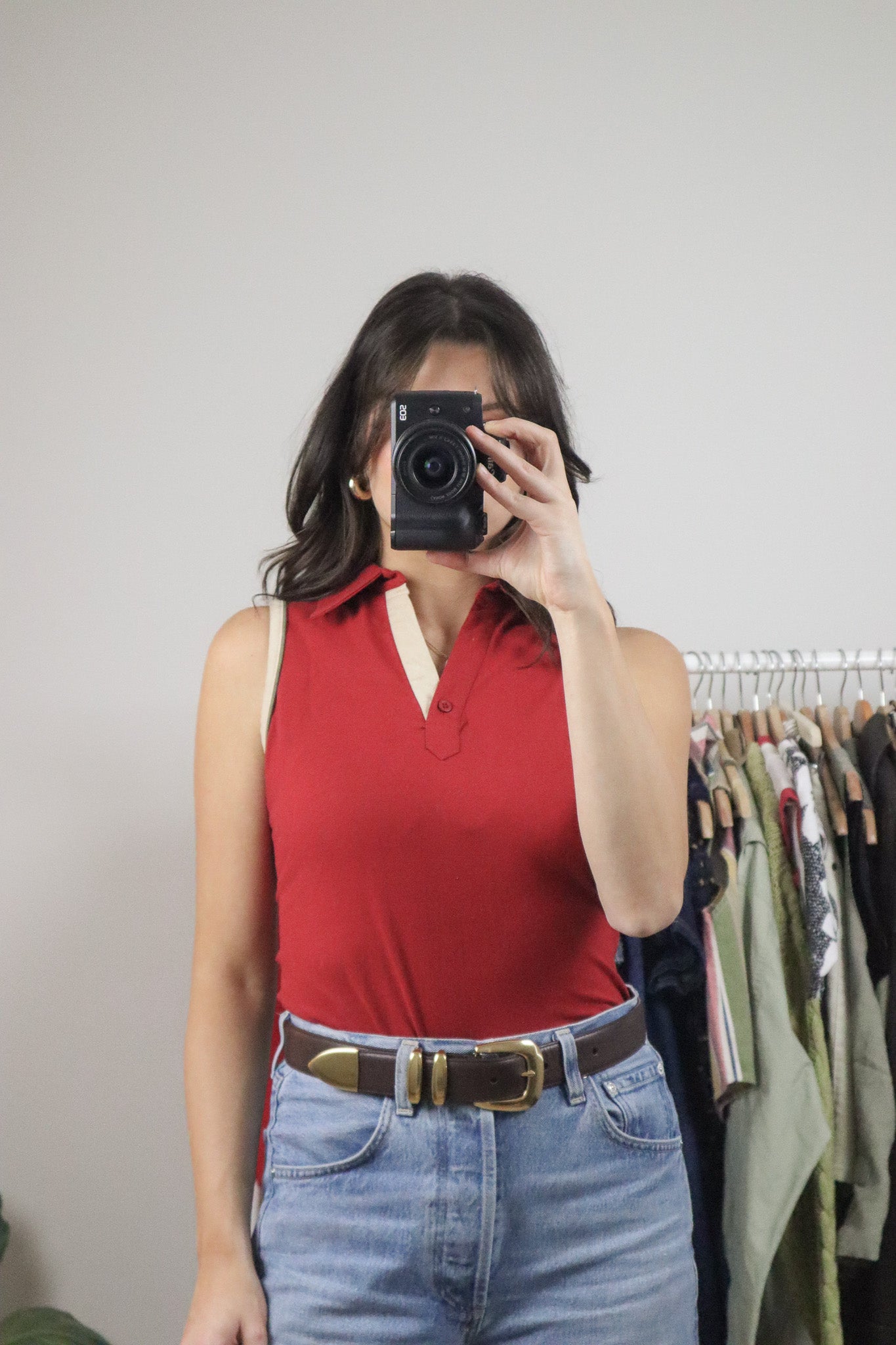 Deadstock x Vintage x Collared Tank (S)