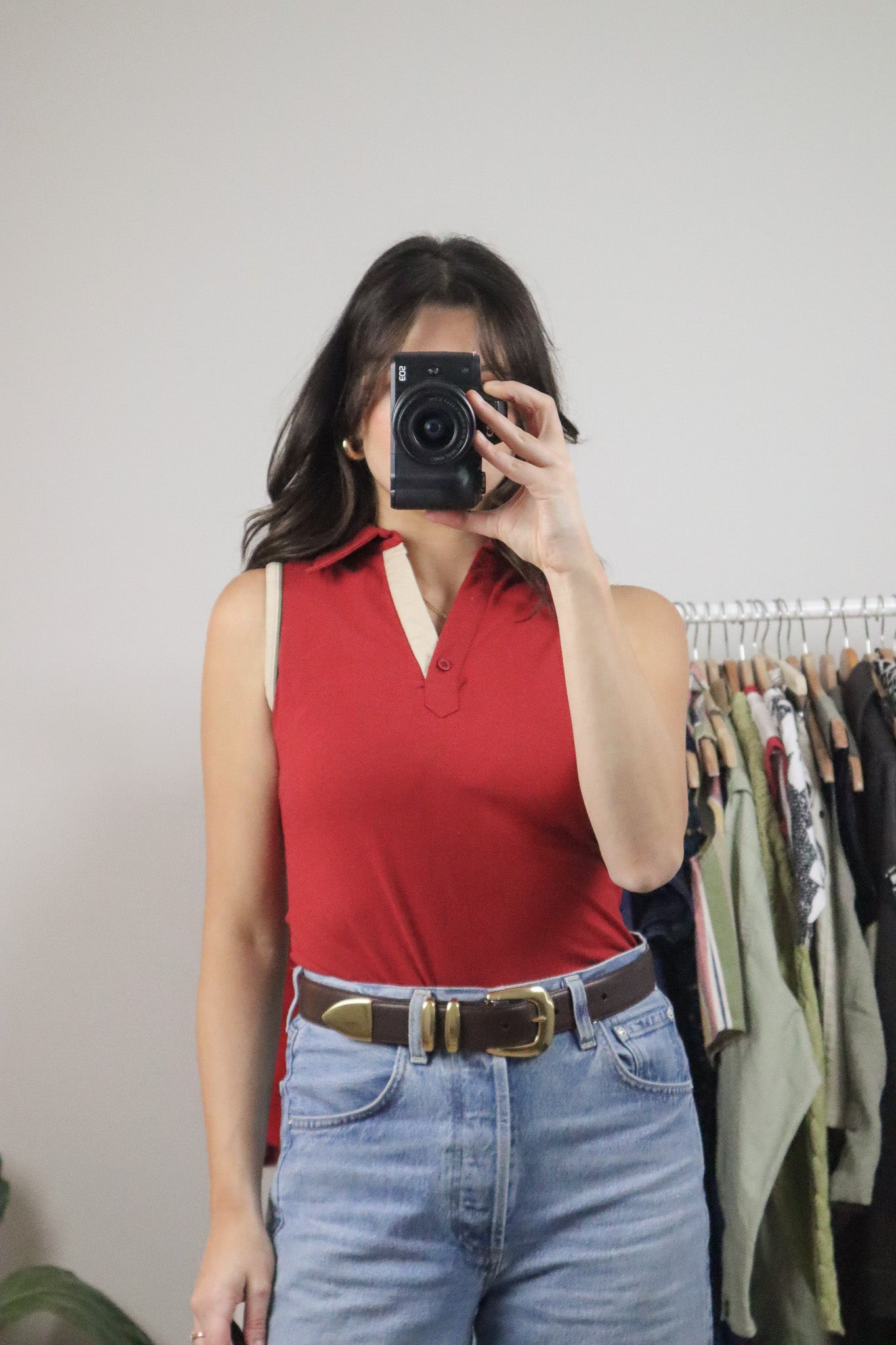 Deadstock x Vintage x Collared Tank (S)
