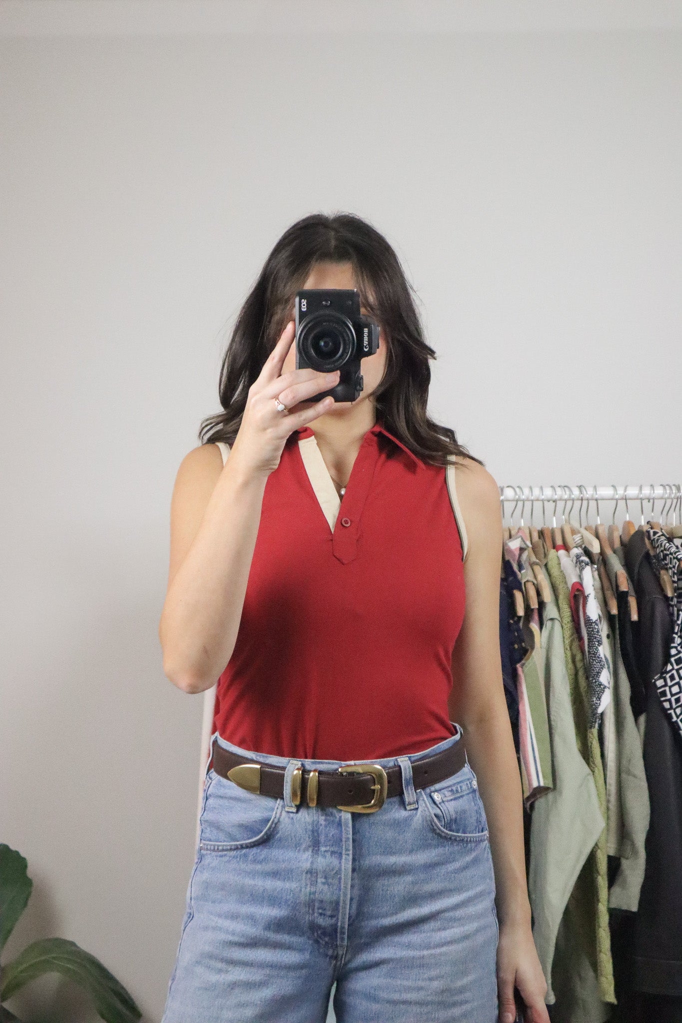 Deadstock x Vintage x Collared Tank (S)