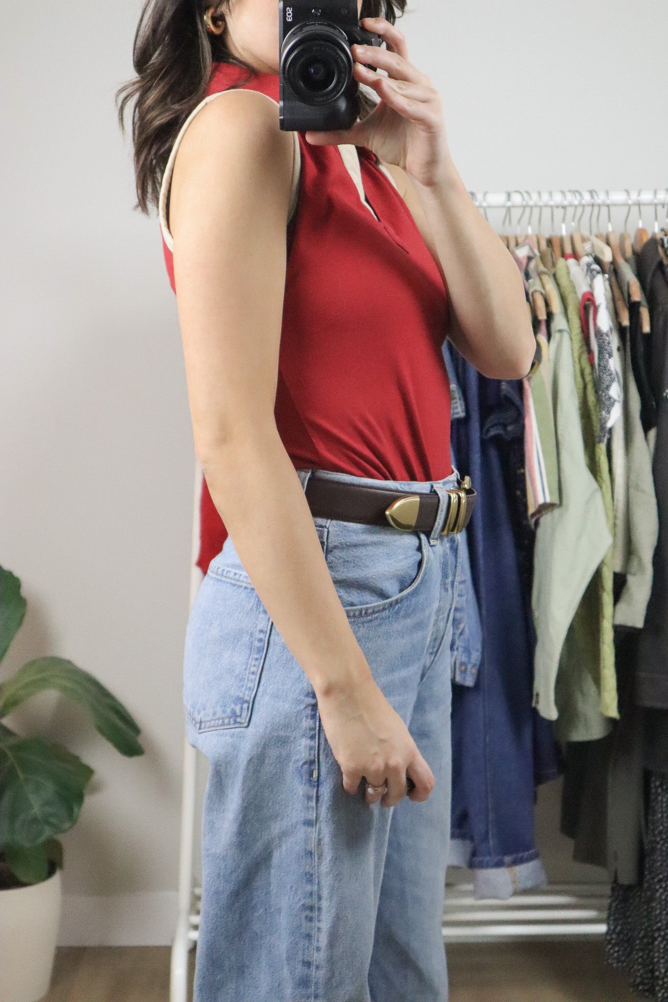 Deadstock x Vintage x Collared Tank (S)
