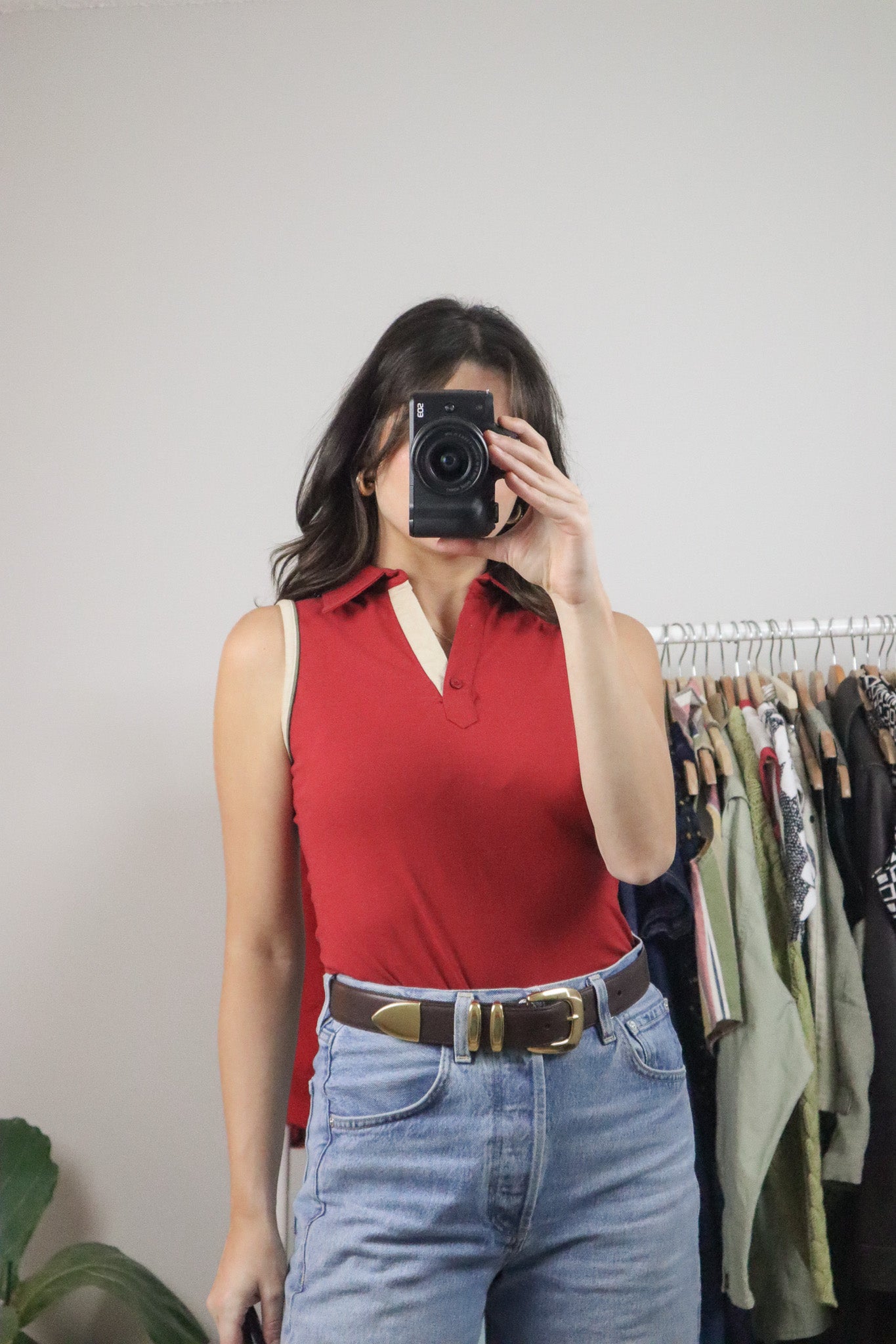 Deadstock x Vintage x Collared Tank (S)