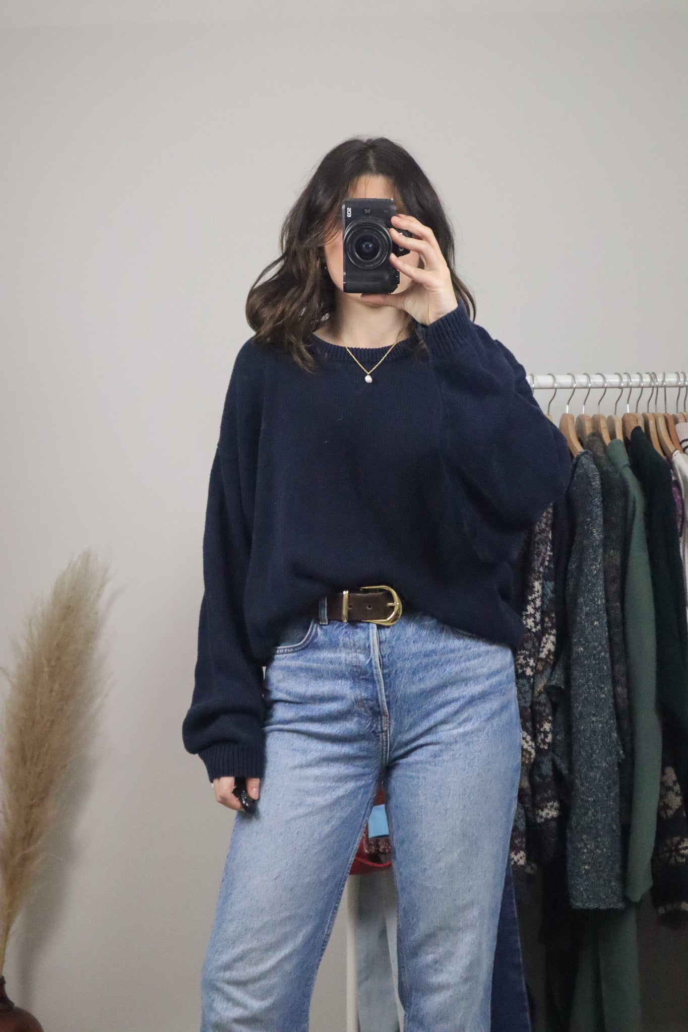 Vintage x Cotton Knit Sweater (L)