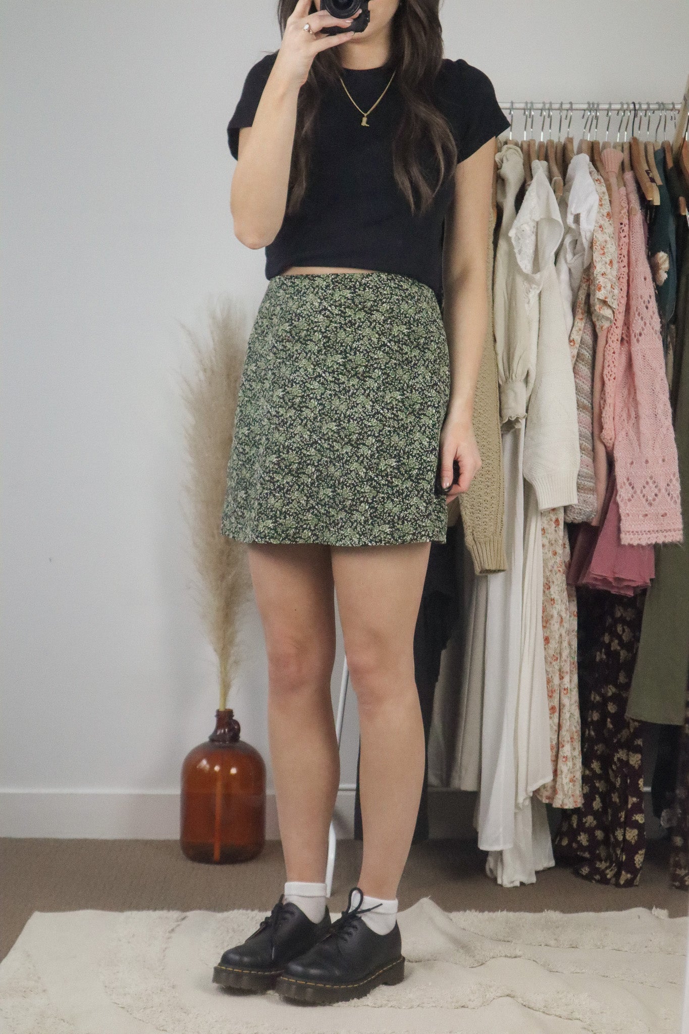 Made in Canada x Vintage x Floral Mini Skort (8)