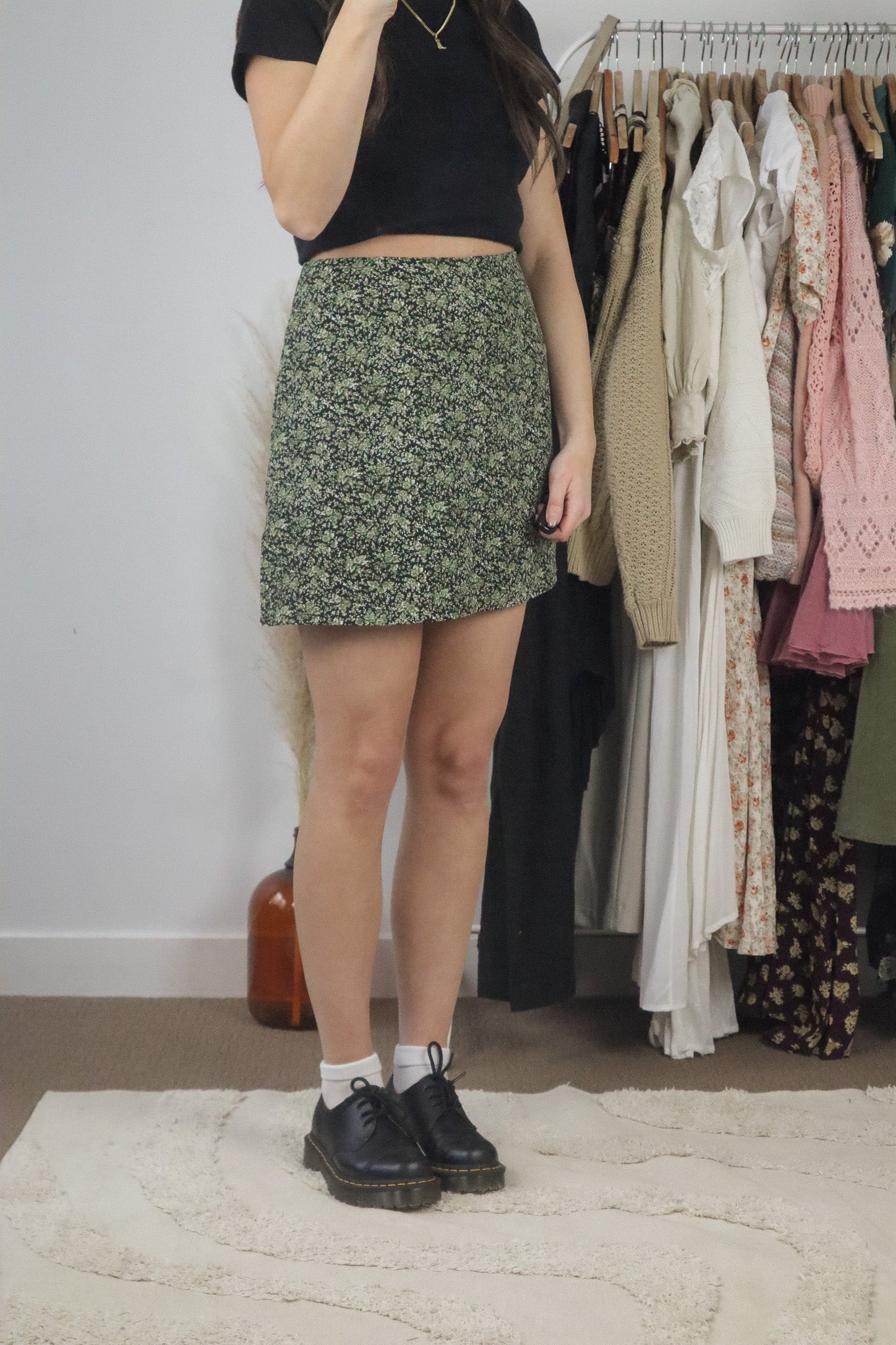 Made in Canada x Vintage x Floral Mini Skort (8)