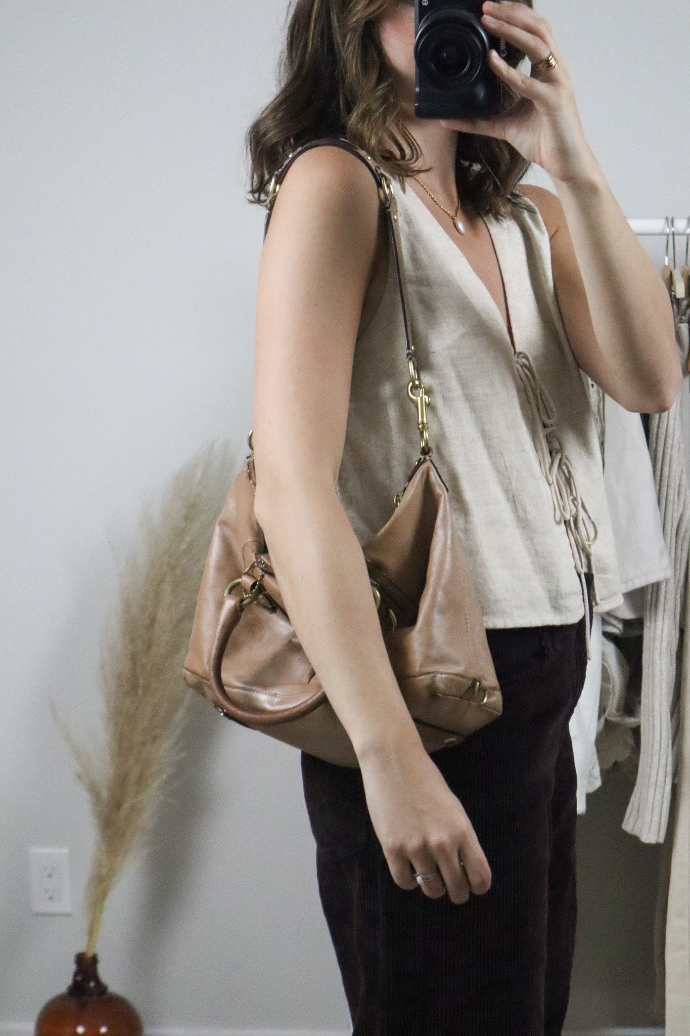 Vintage x Leather Coach Bag