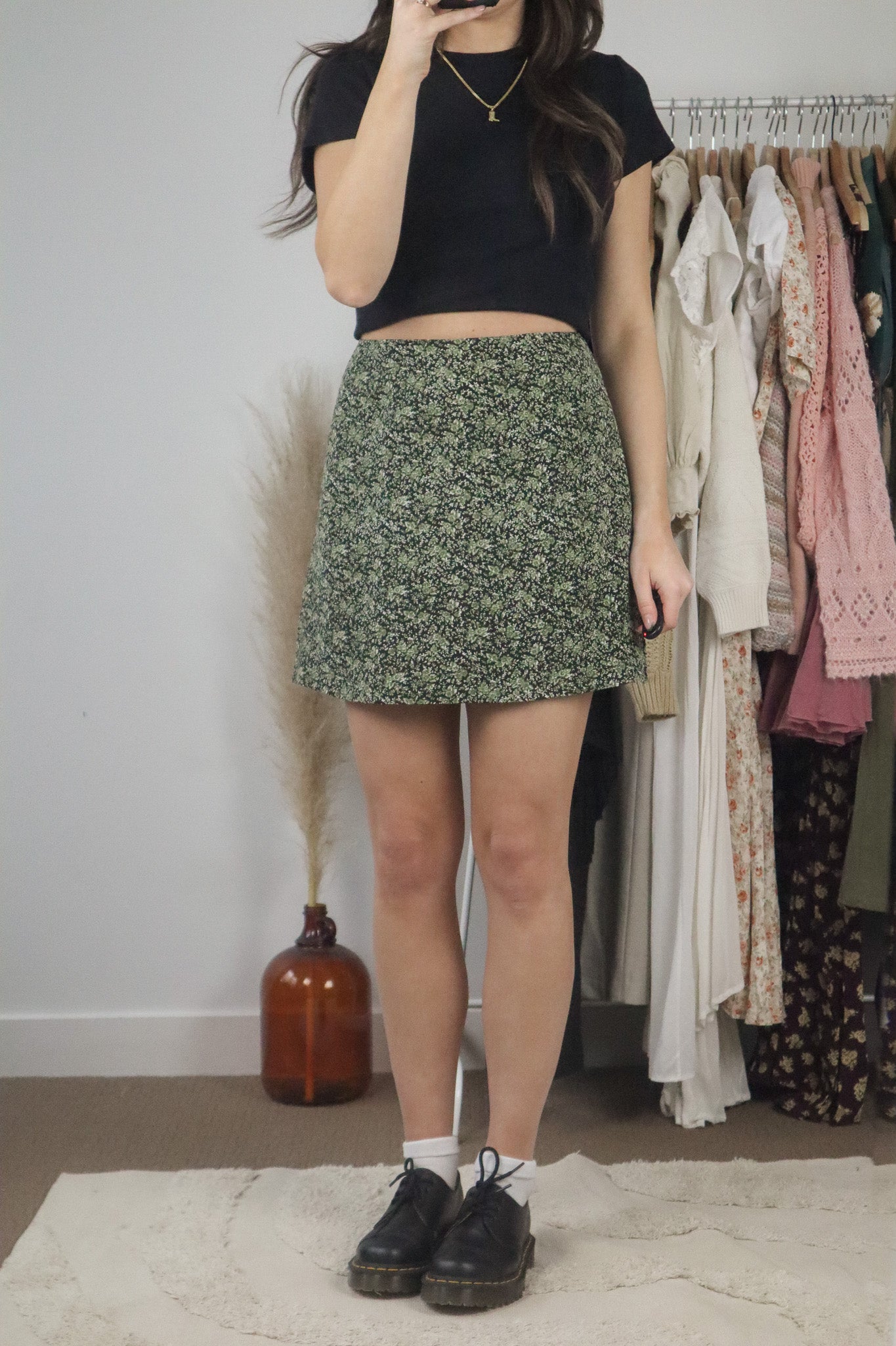 Made in Canada x Vintage x Floral Mini Skort (8)