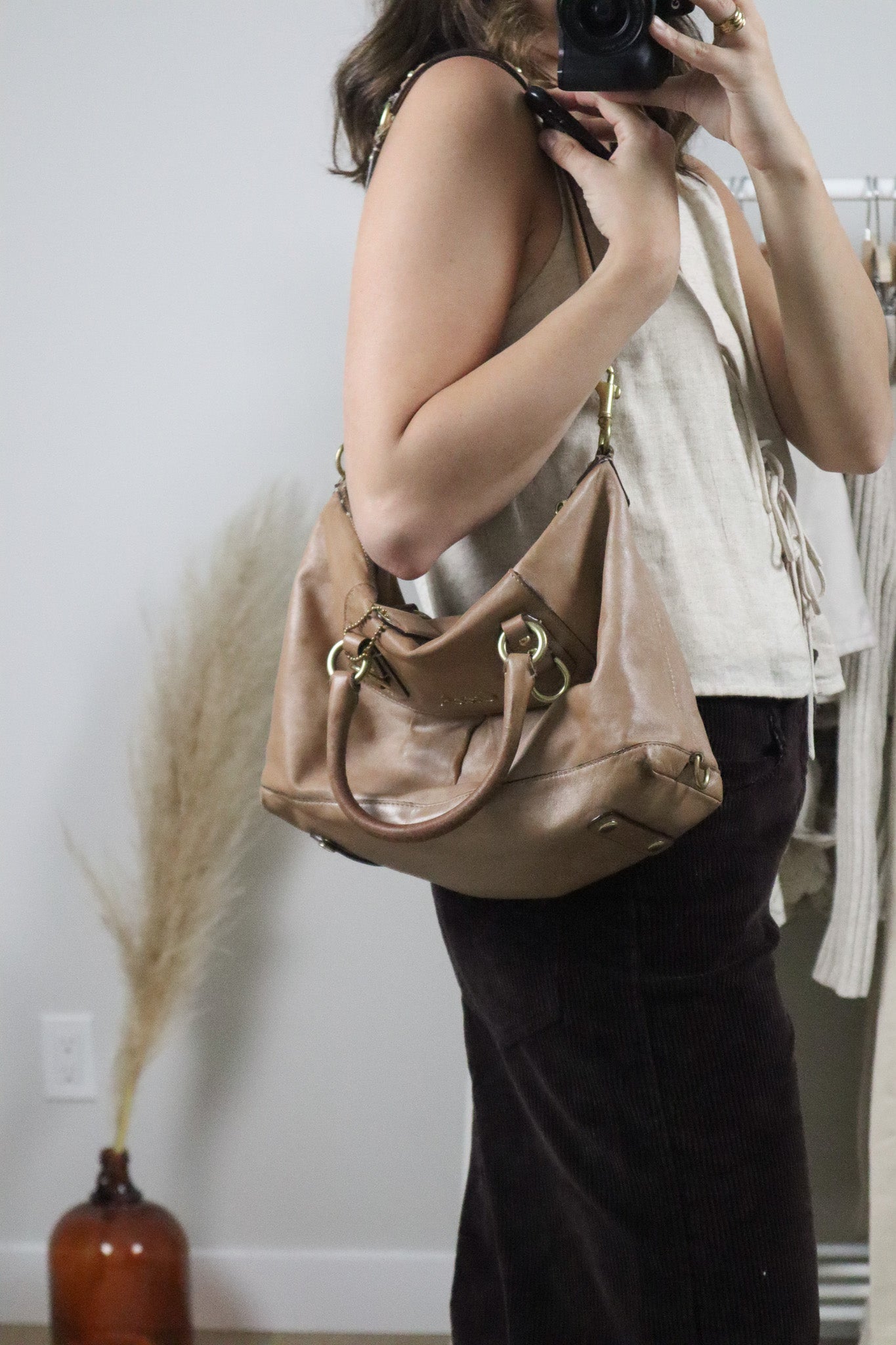 Vintage x Leather Coach Bag