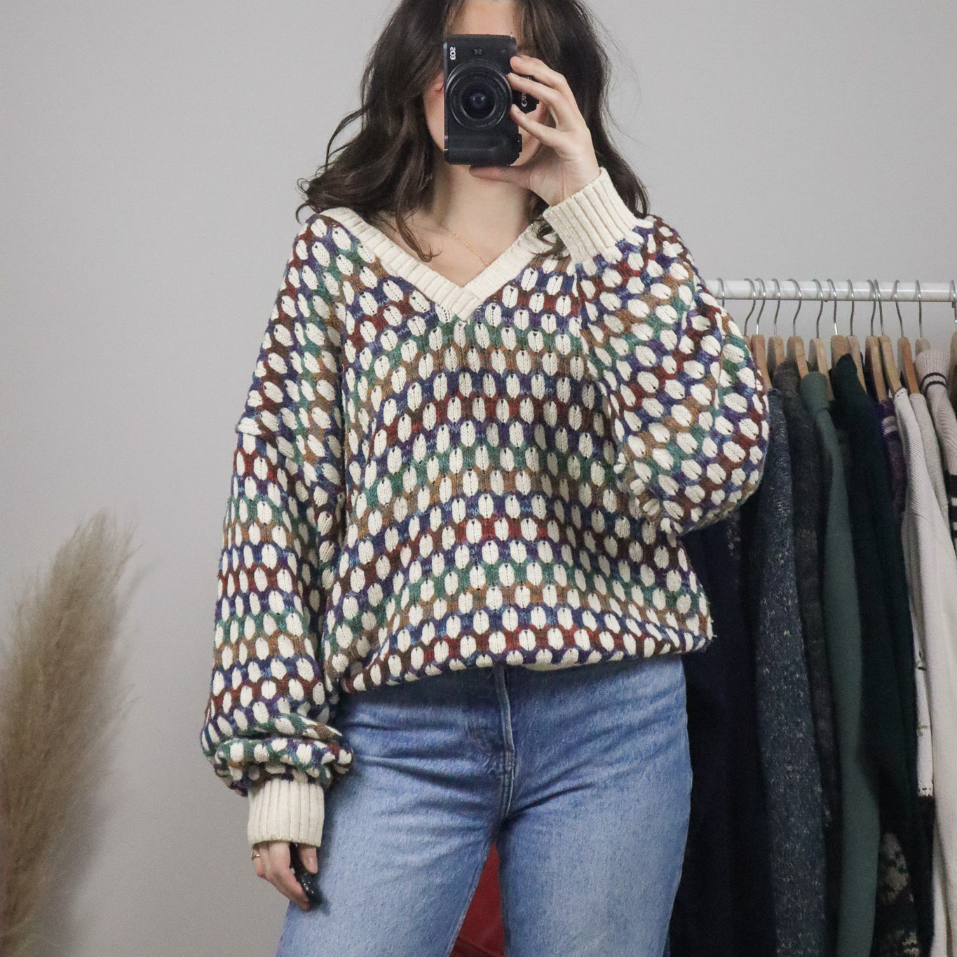 Made in USA x Vintage x Textured Knit (XL)