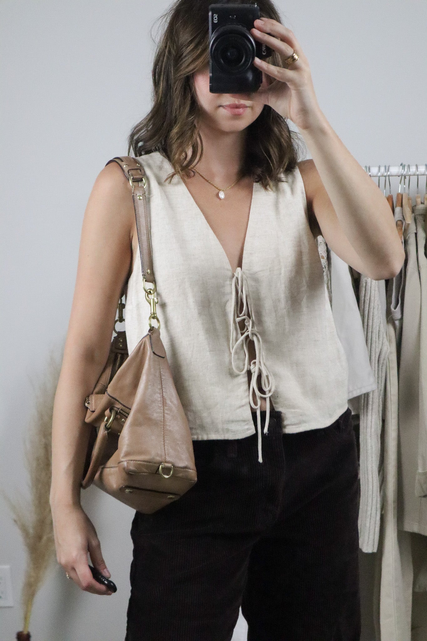 Vintage x Leather Coach Bag