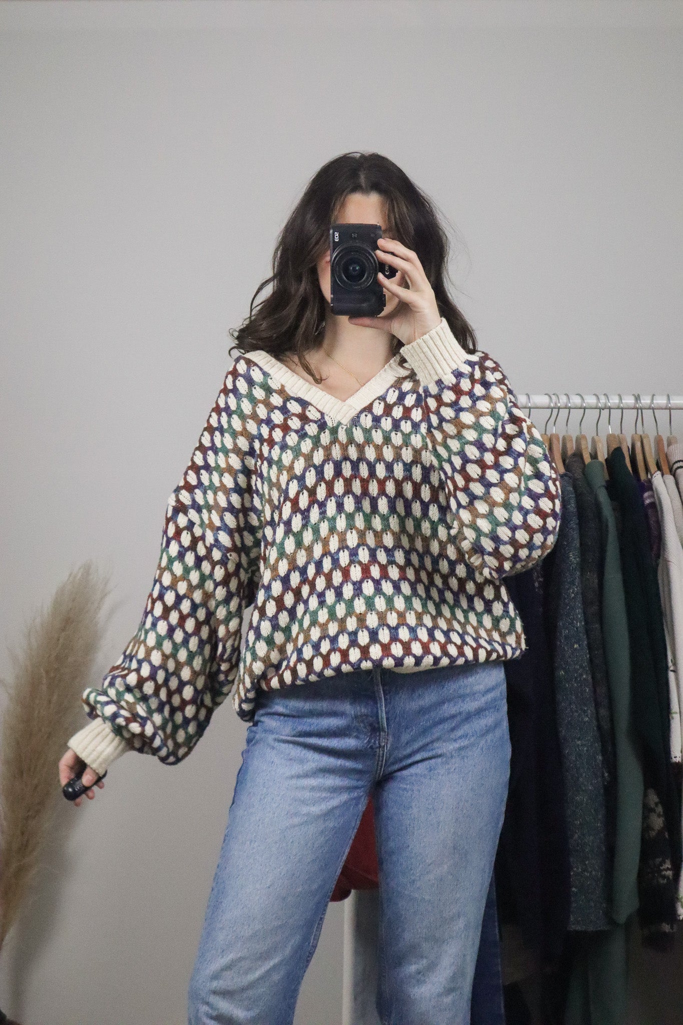 Made in USA x Vintage x Textured Knit (XL)