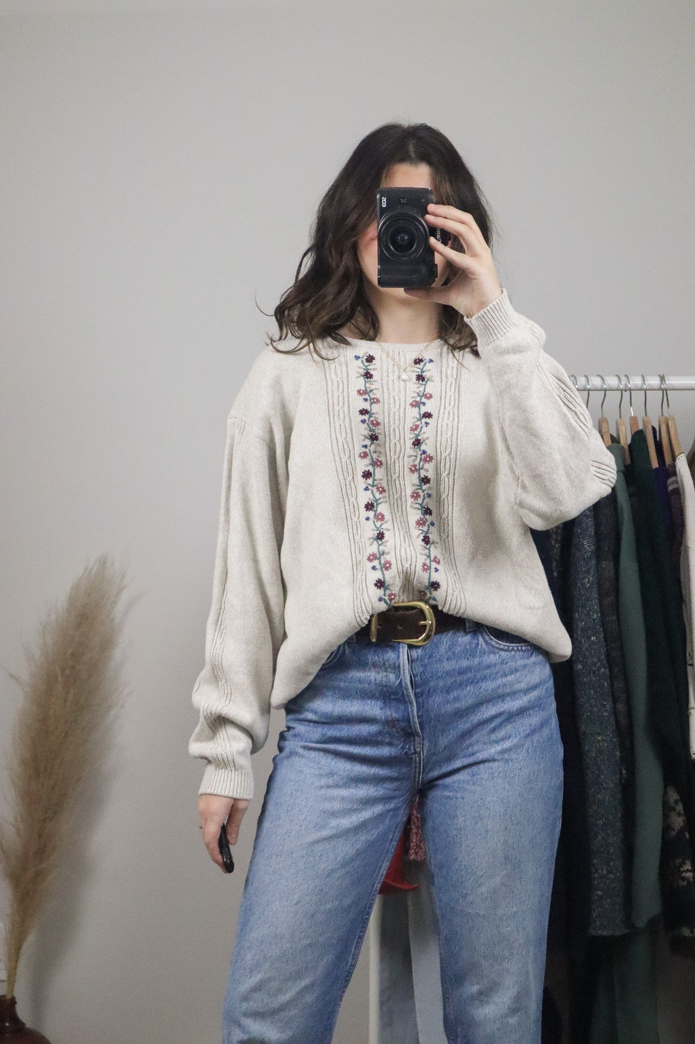 Vintage x Embroidered Knit (L/XL)