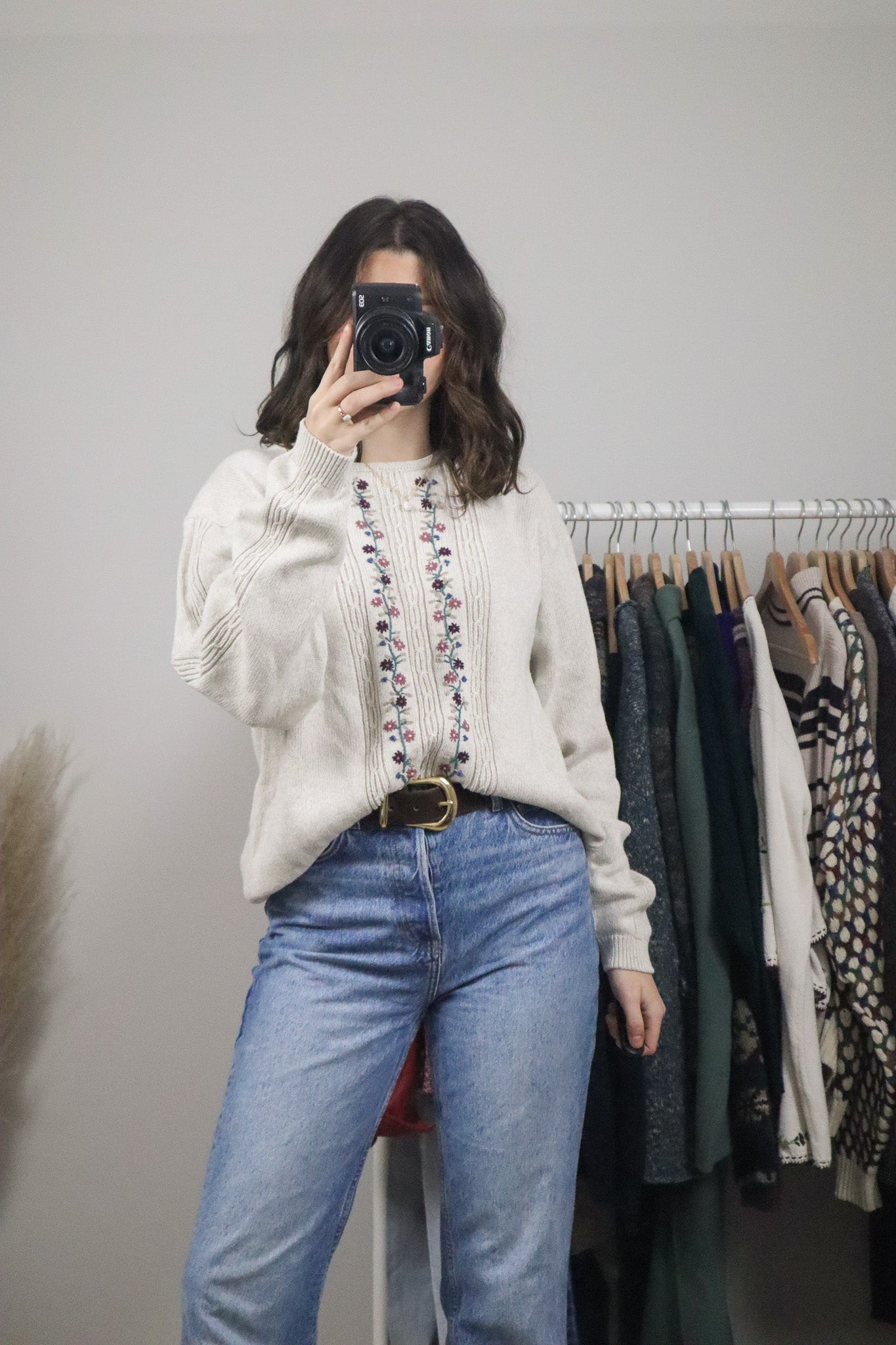 Vintage x Embroidered Knit (L/XL)
