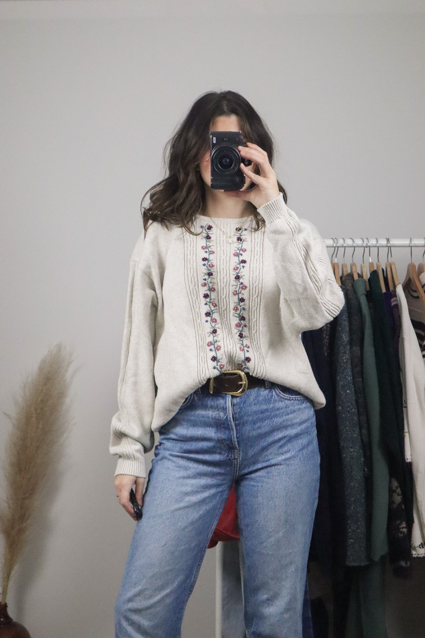 Vintage x Embroidered Knit (L/XL)
