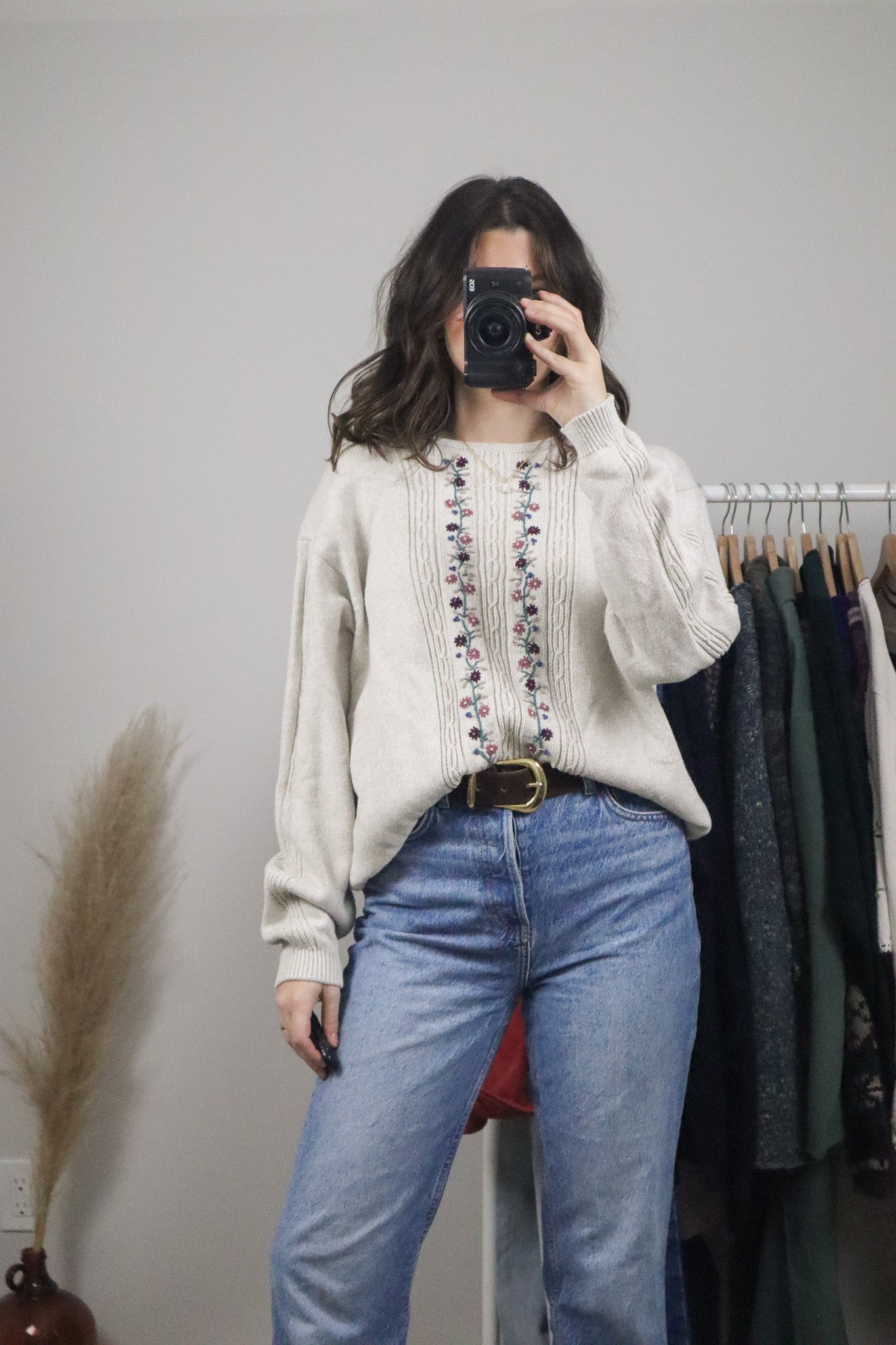 Vintage x Embroidered Knit (L/XL)