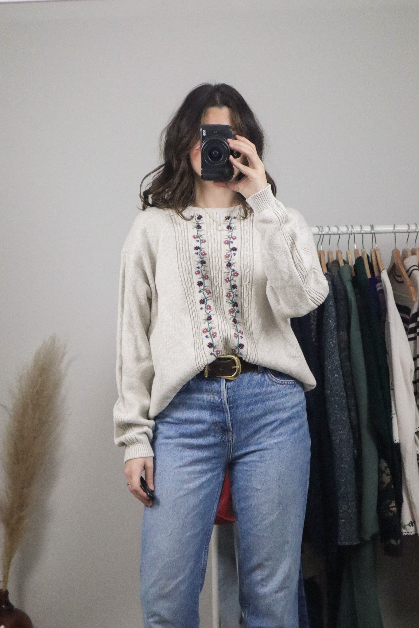Vintage x Embroidered Knit (L/XL)
