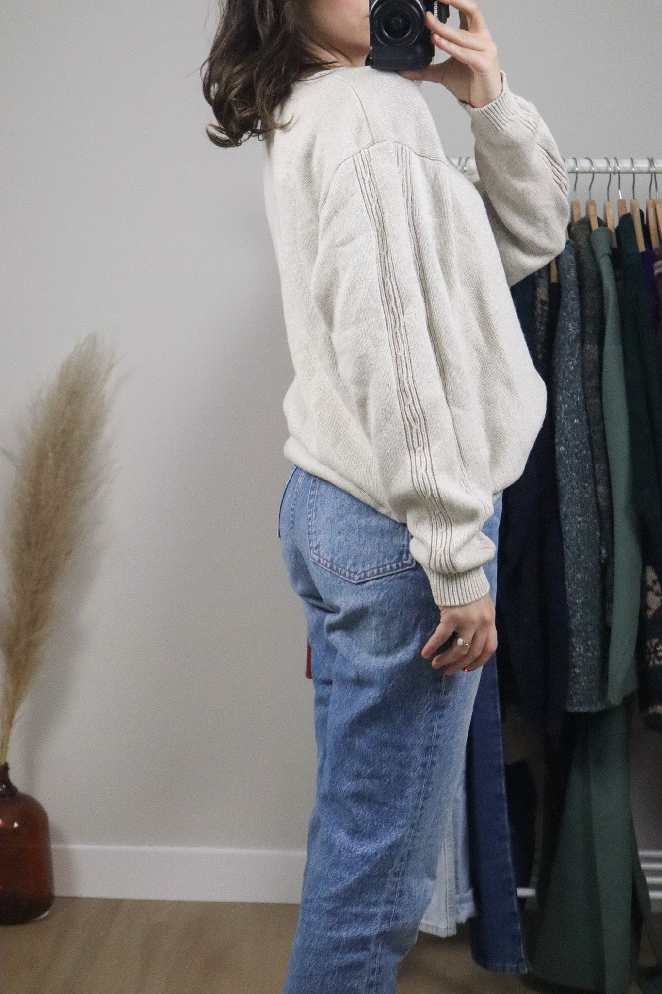 Vintage x Embroidered Knit (L/XL)