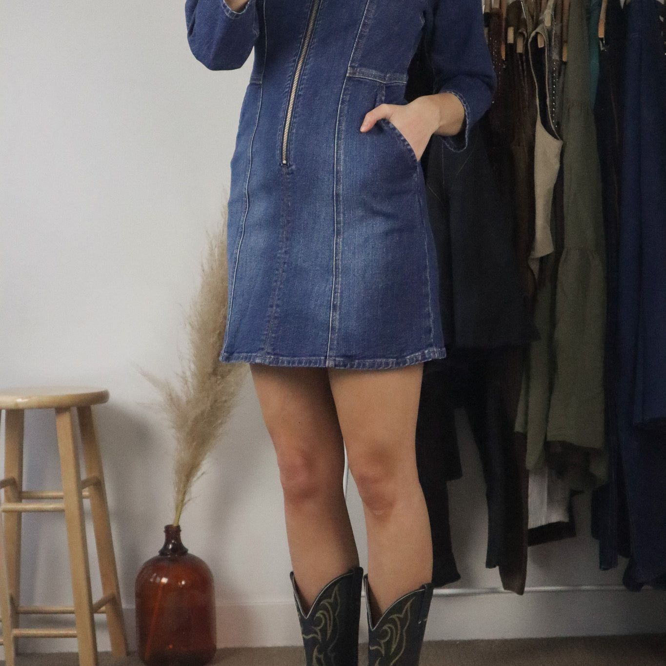 Denim Forum x Dress (XS/S)