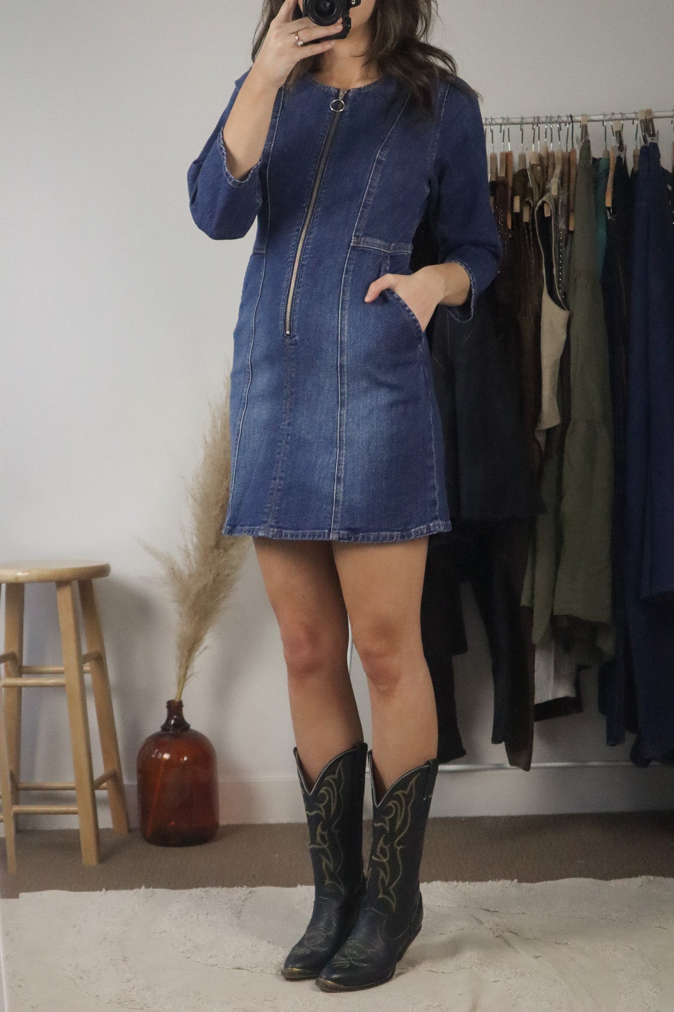 Denim Forum x Dress (XS/S)