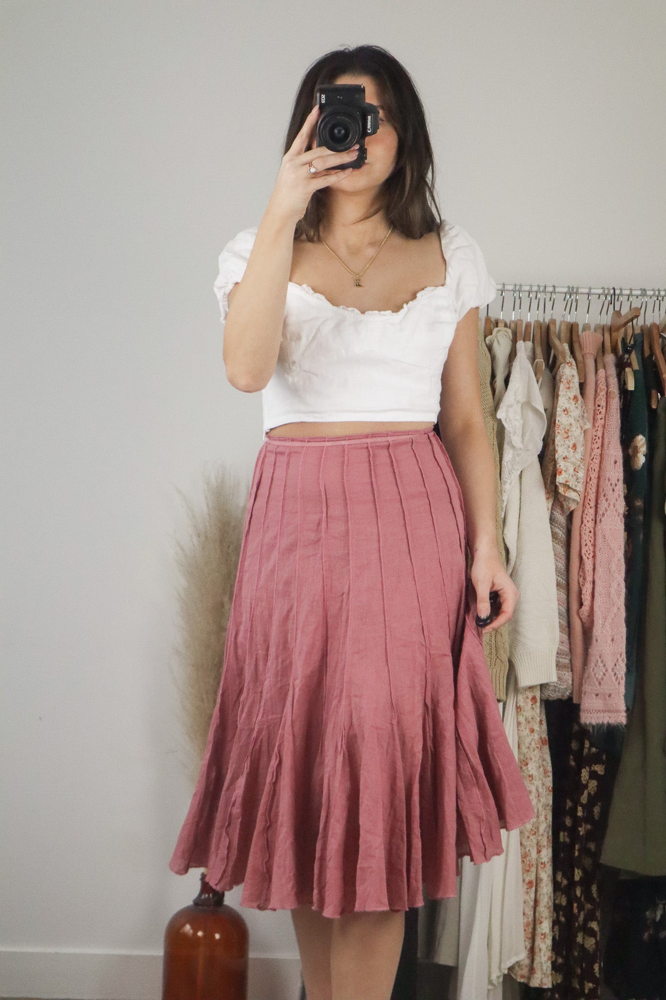 Wilfred x Linen Cropped Blouse (L)