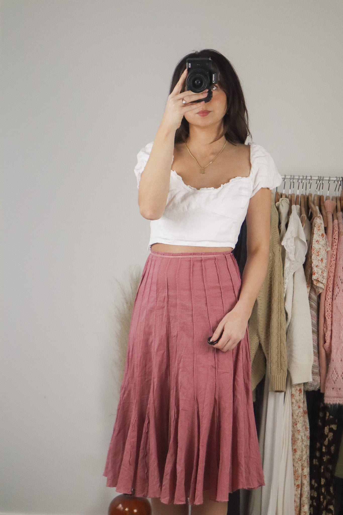 Wilfred x Linen Cropped Blouse (L)