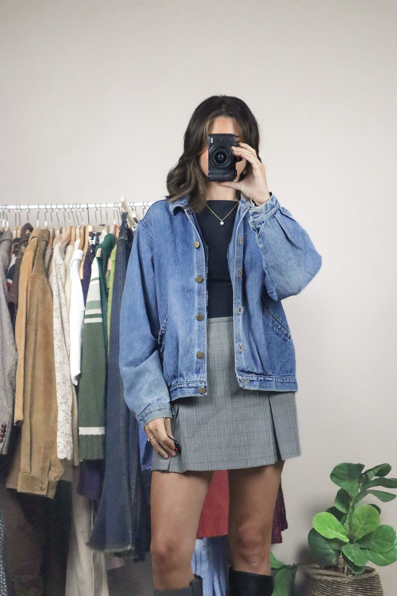 Made in USA x Vintage x 80s x Denim Bomber (M)