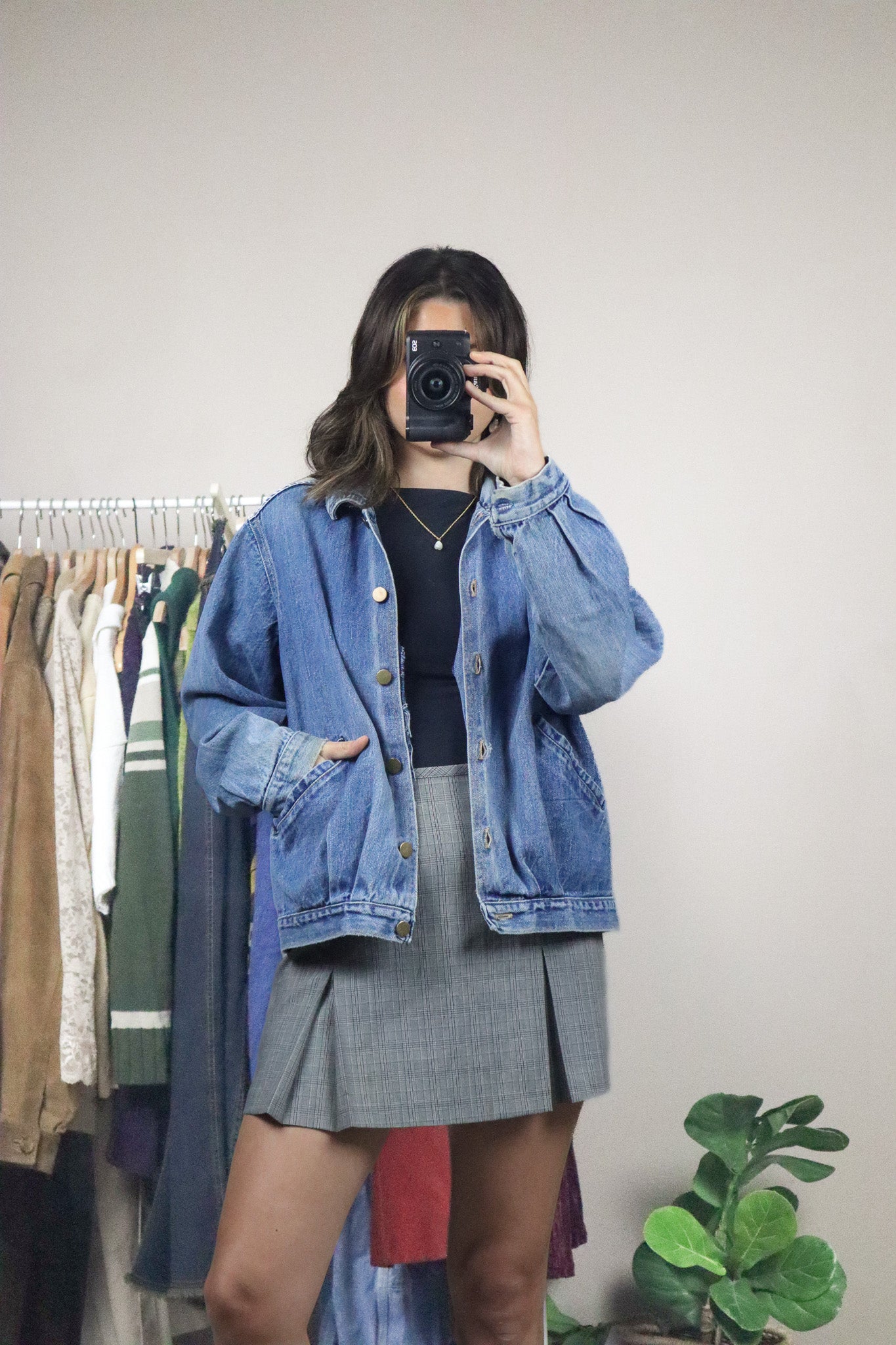 Made in USA x Vintage x 80s x Denim Bomber (M)