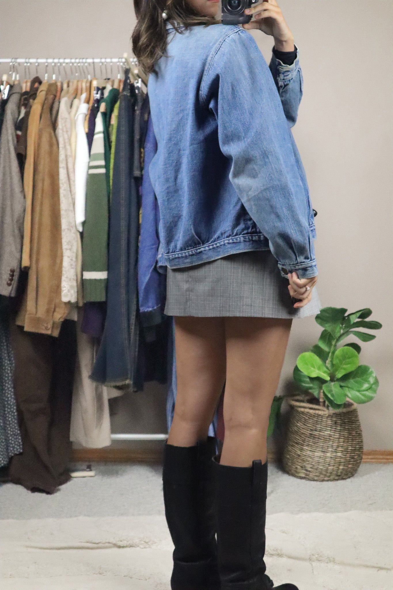 Made in USA x Vintage x 80s x Denim Bomber (M)