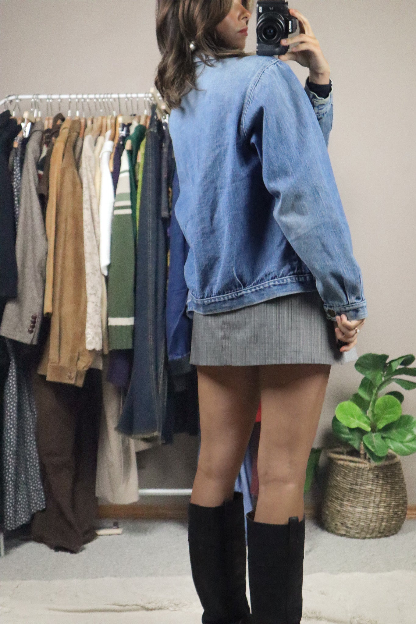 Made in USA x Vintage x 80s x Denim Bomber (M)