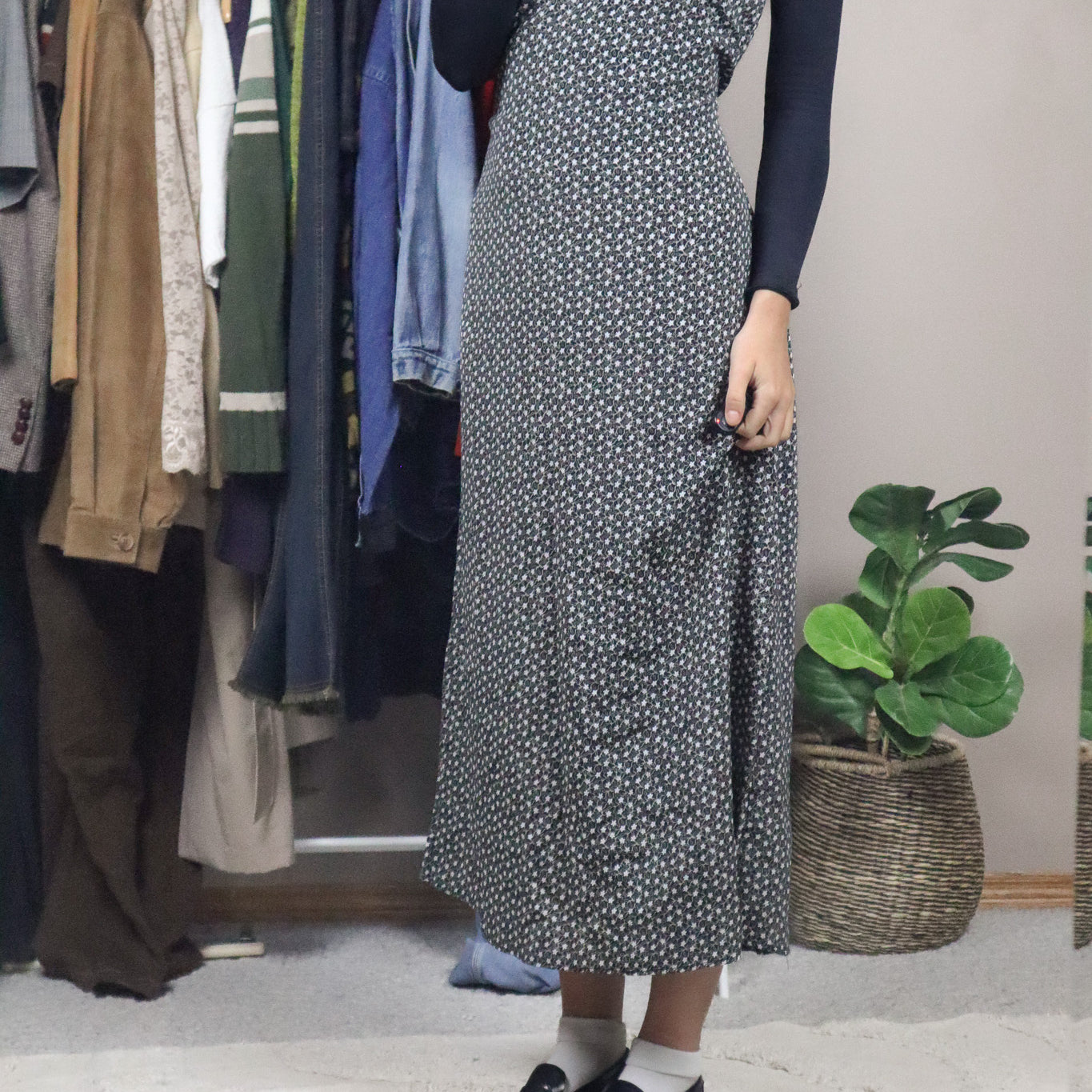 Made in USA x Vintage x Floral Dress (8/10)