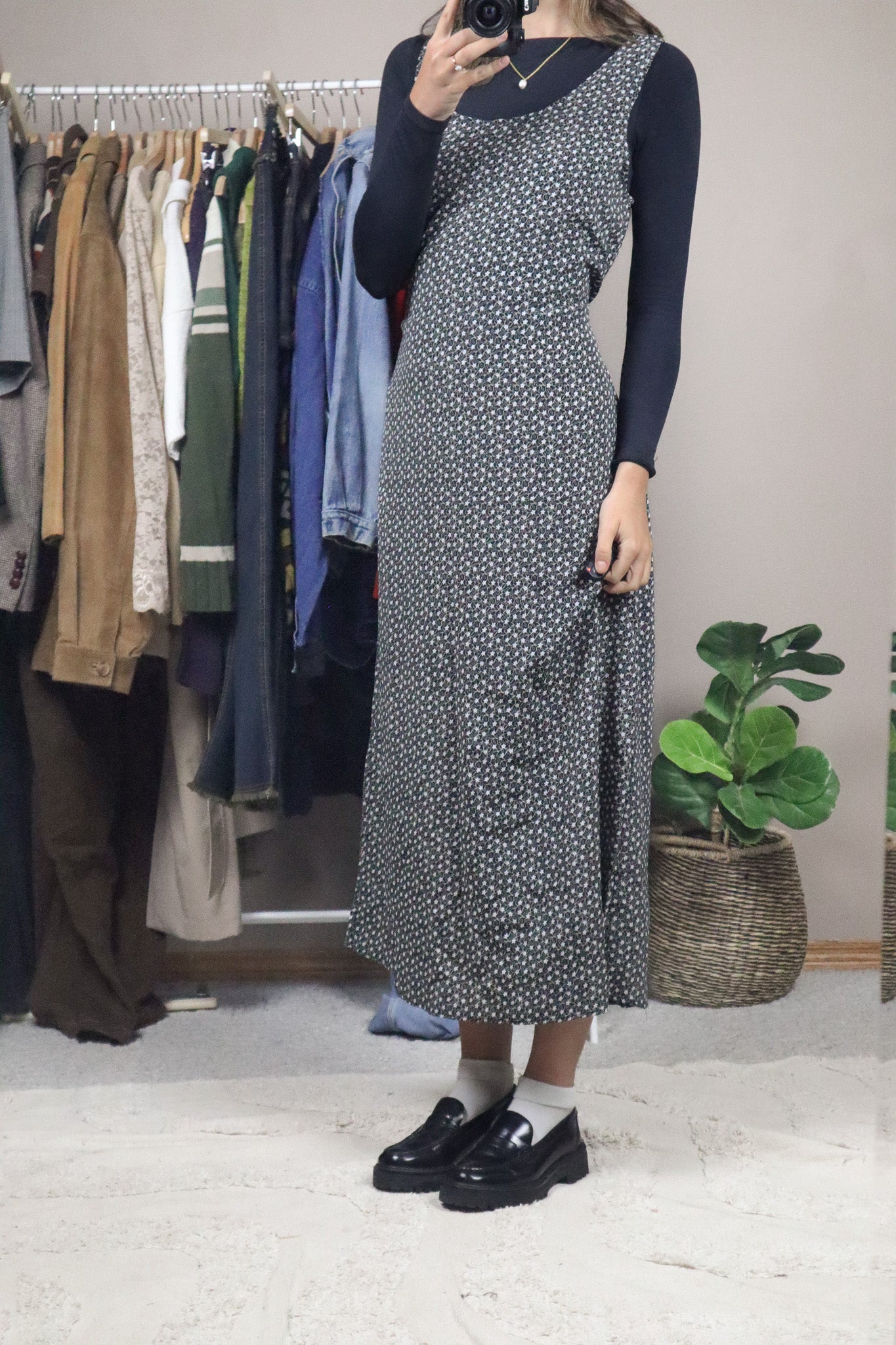Made in USA x Vintage x Floral Dress (8/10)