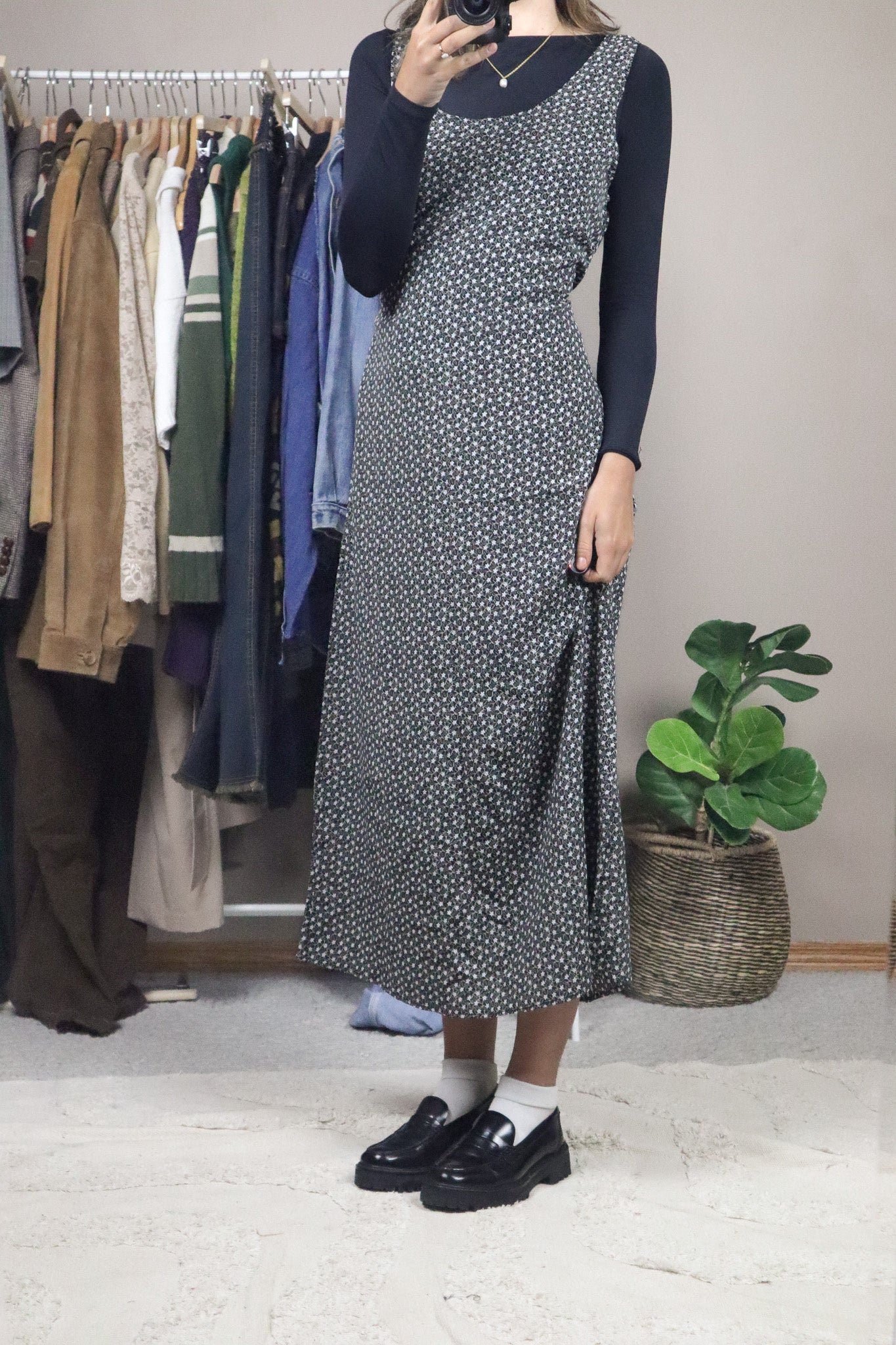 Made in USA x Vintage x Floral Dress (8/10)