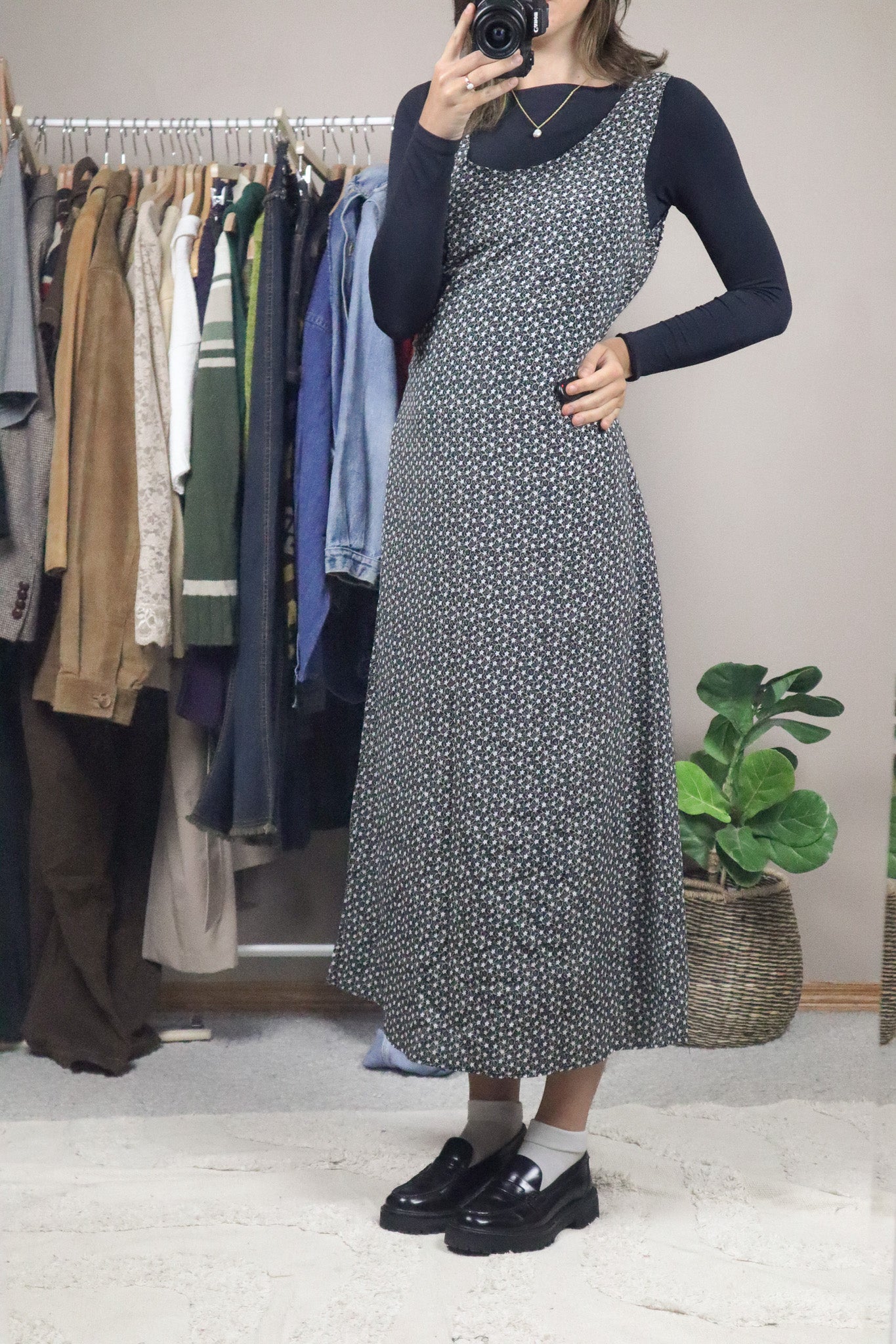 Made in USA x Vintage x Floral Dress (8/10)