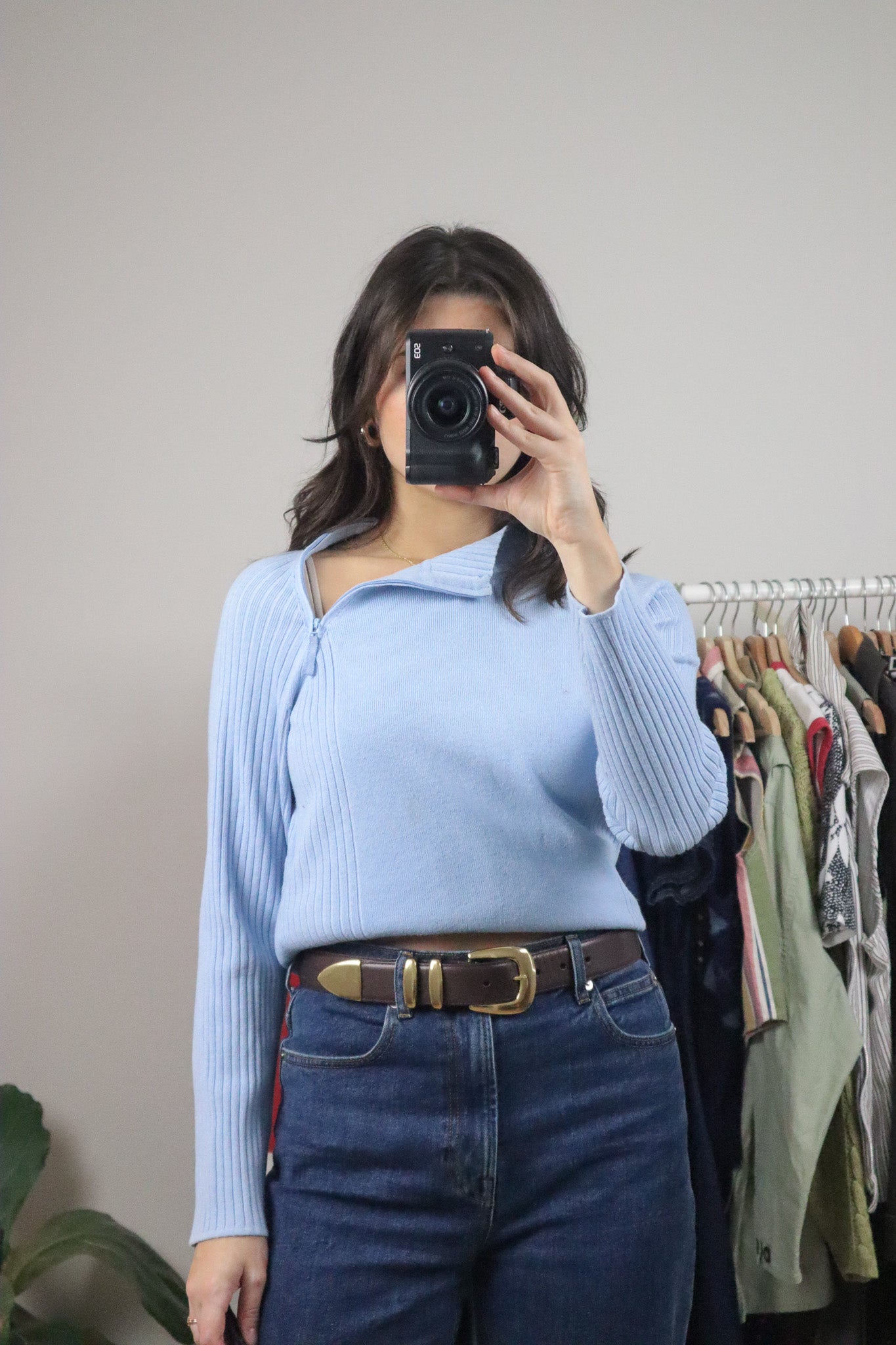 Vintage x Zipper Mockneck (M)
