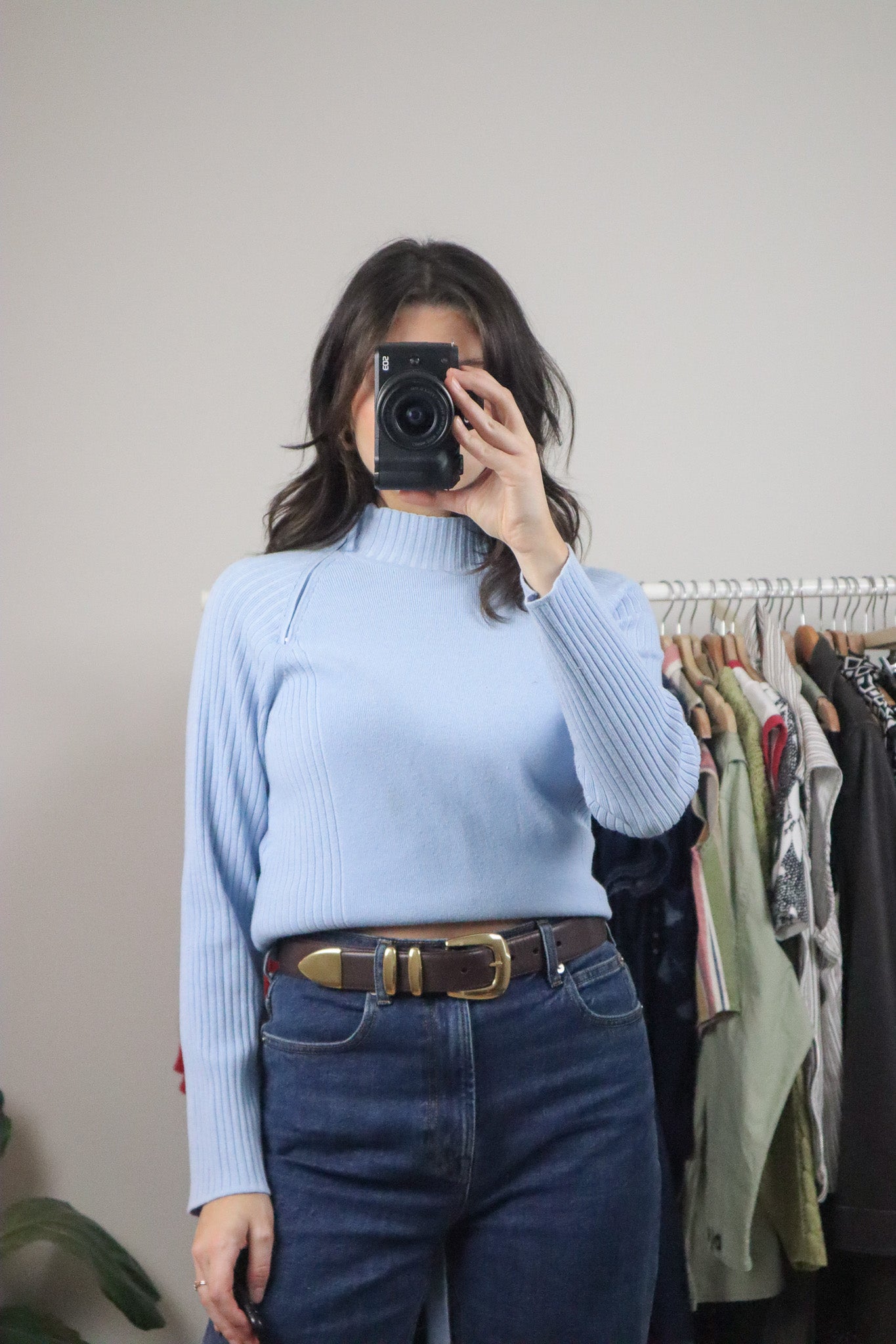Vintage x Zipper Mockneck (M)