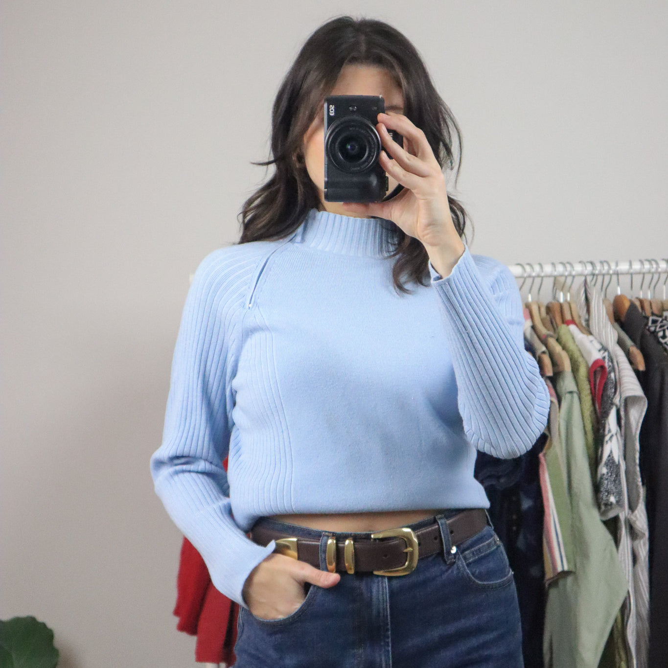 Vintage x Zipper Mockneck (M)