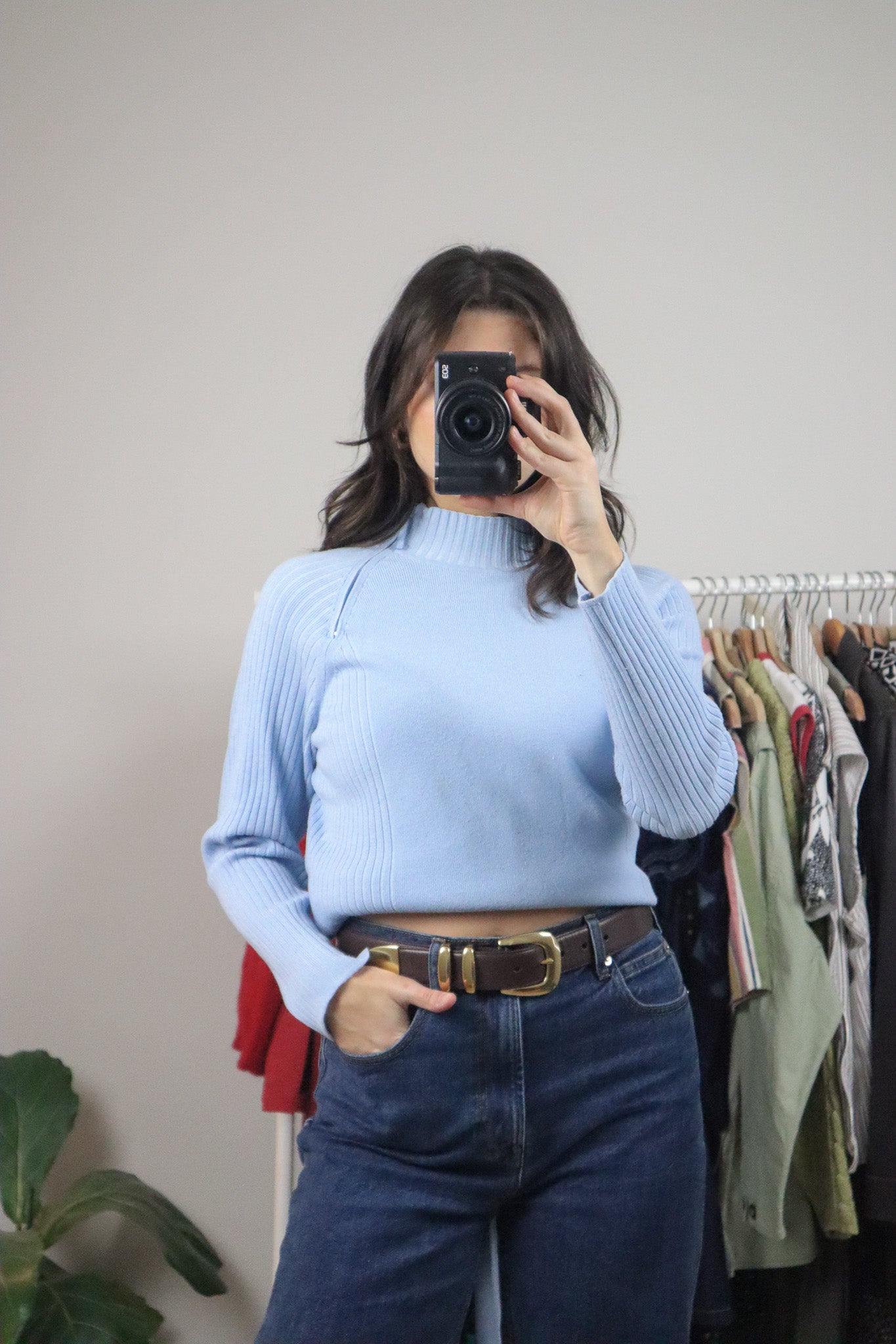 Vintage x Zipper Mockneck (M)