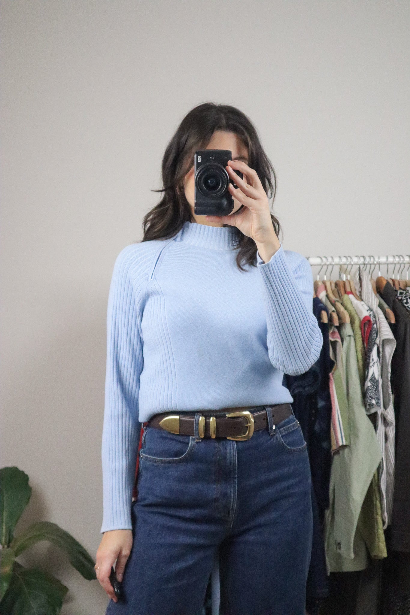 Vintage x Zipper Mockneck (M)