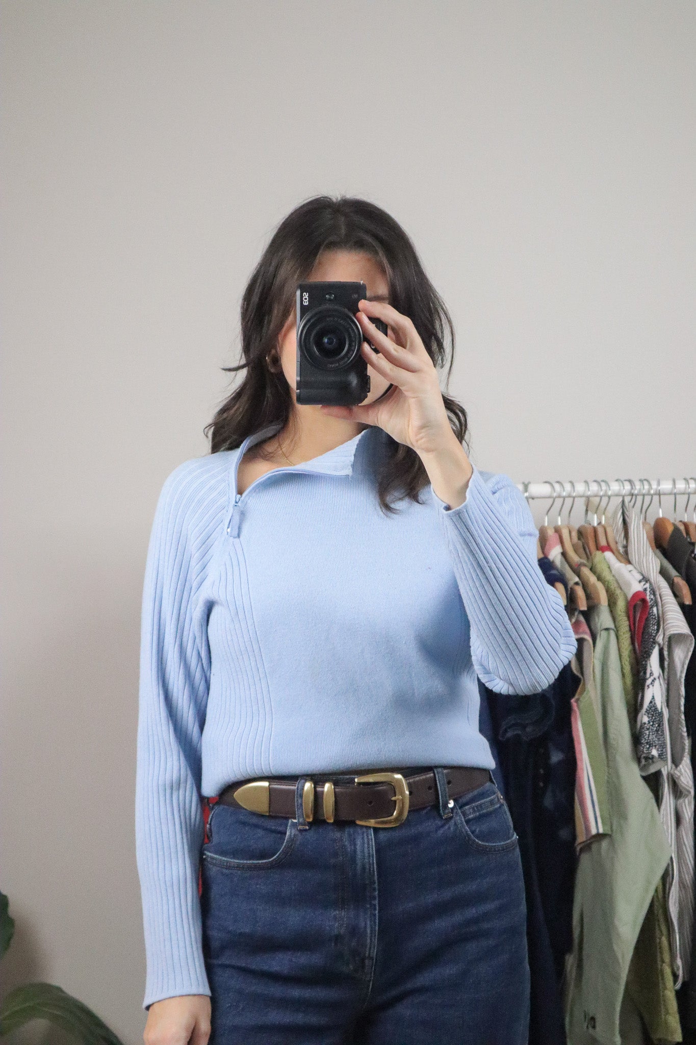Vintage x Zipper Mockneck (M)