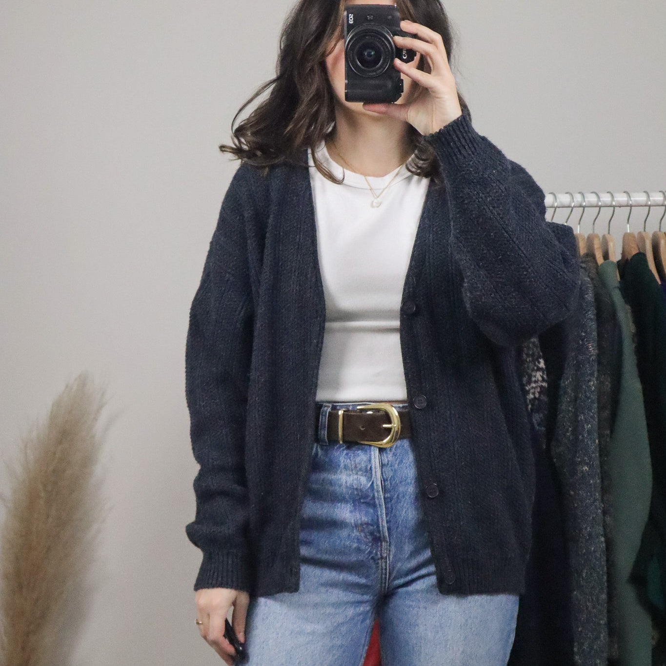Made in Canada x Vintage x Knit Cardigan (M)