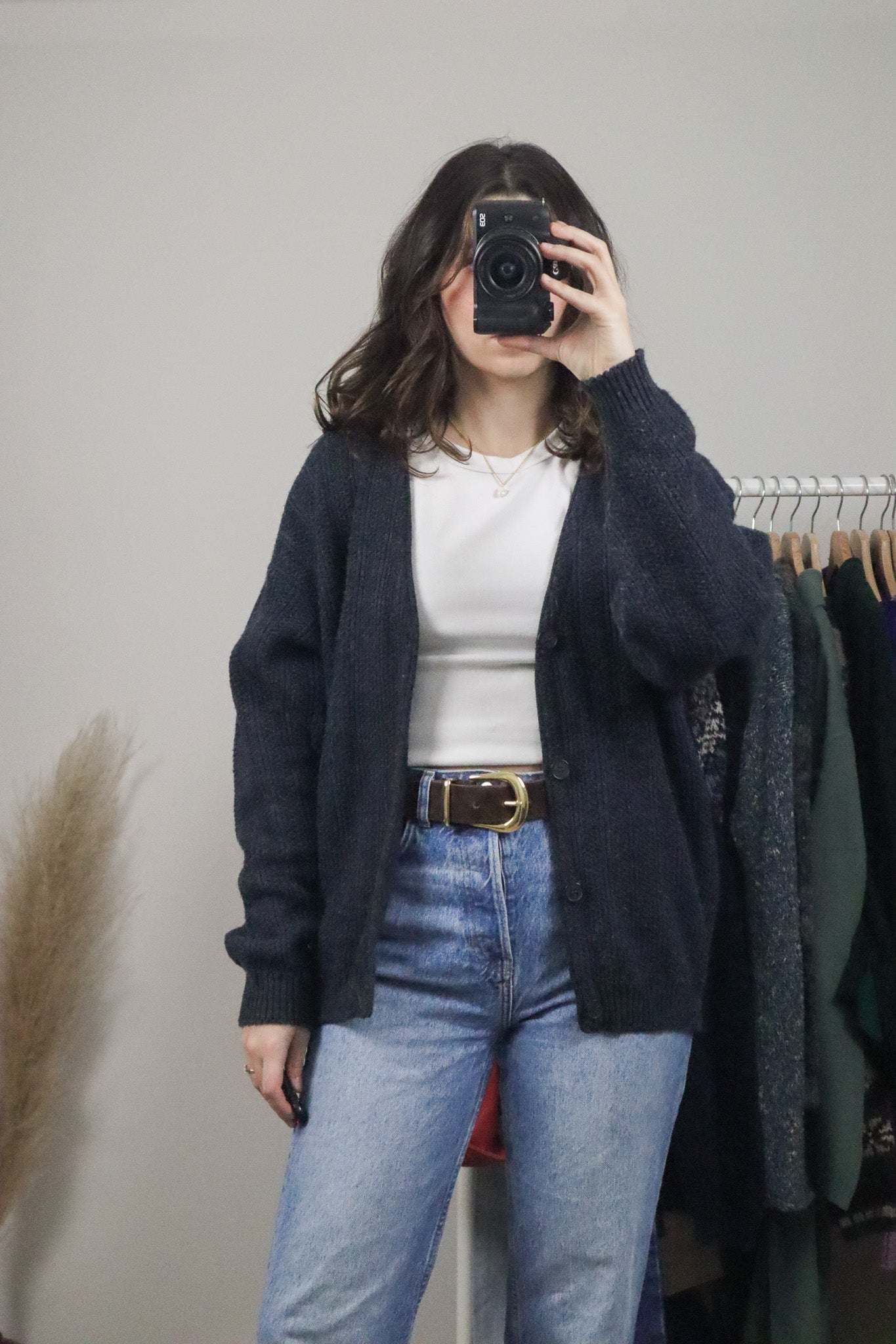 Made in Canada x Vintage x Knit Cardigan (M)