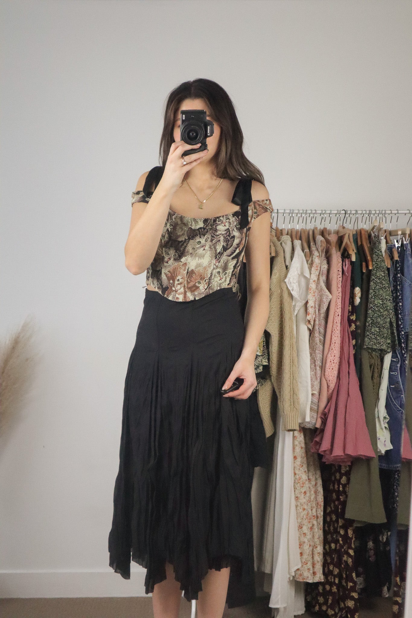 Modern x Cat Tapestry Corset (S)