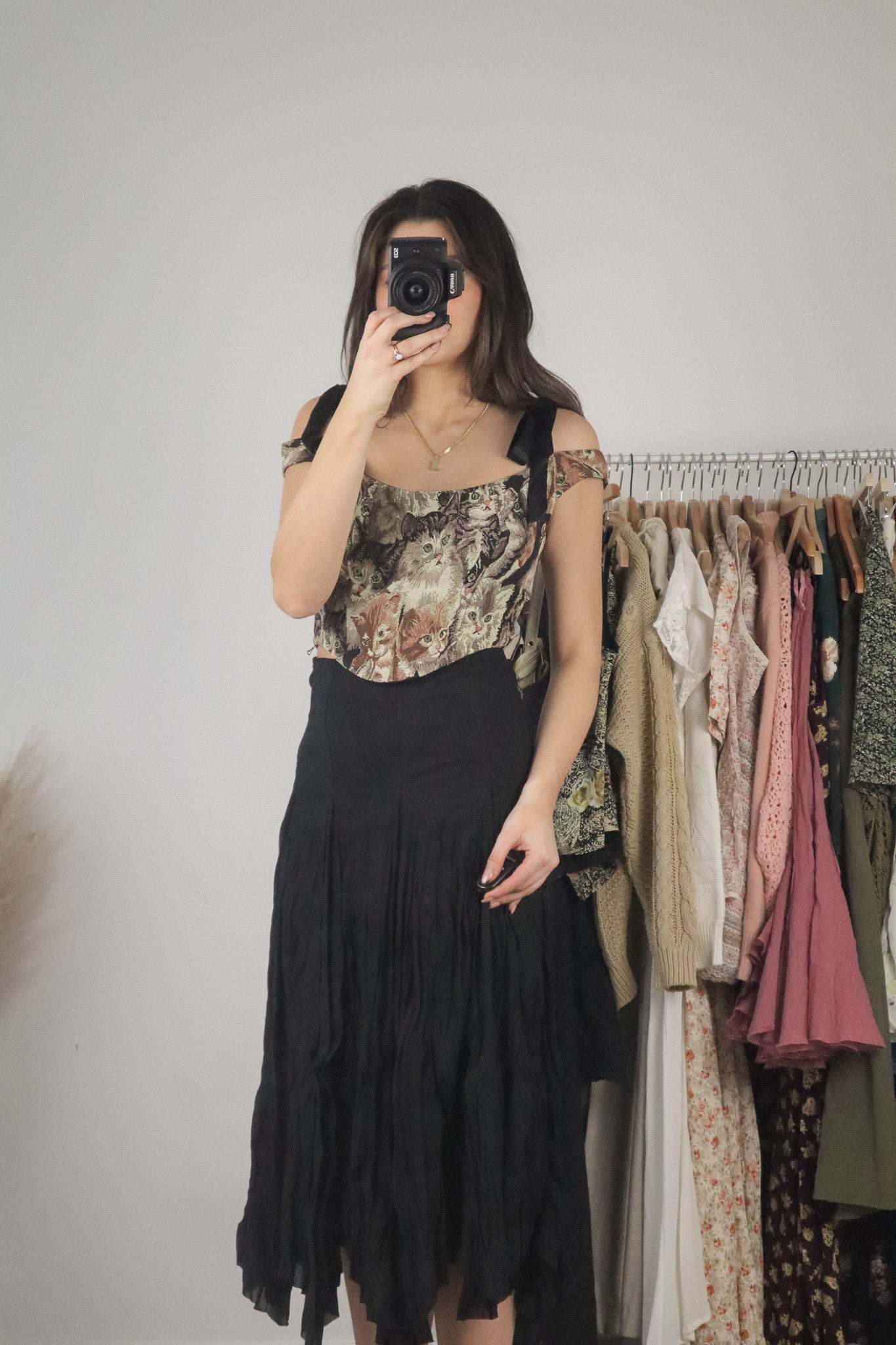 Modern x Cat Tapestry Corset (S)