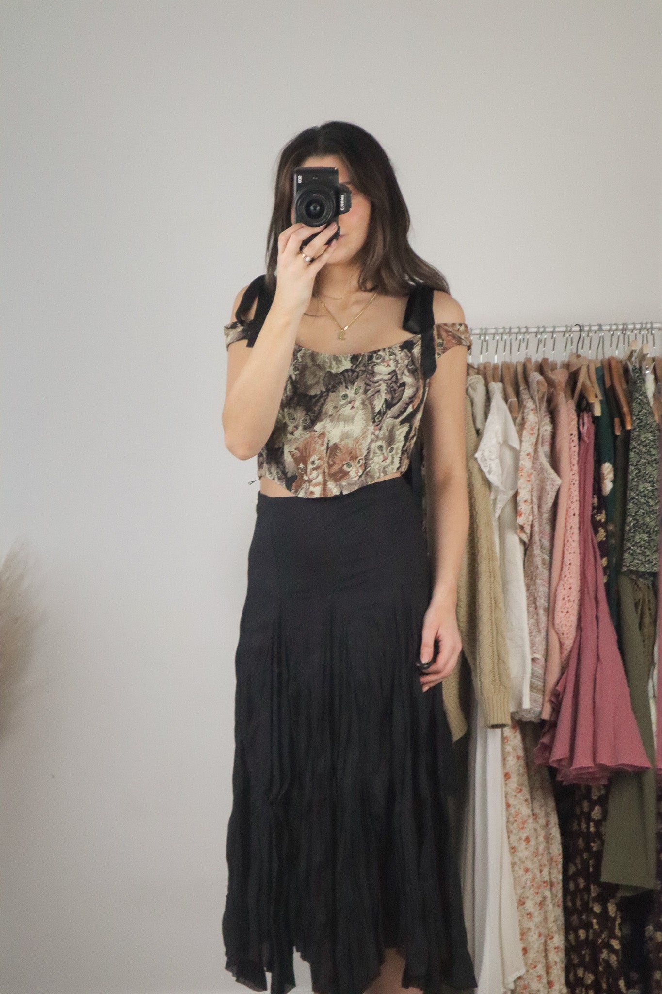 Modern x Cat Tapestry Corset (S)