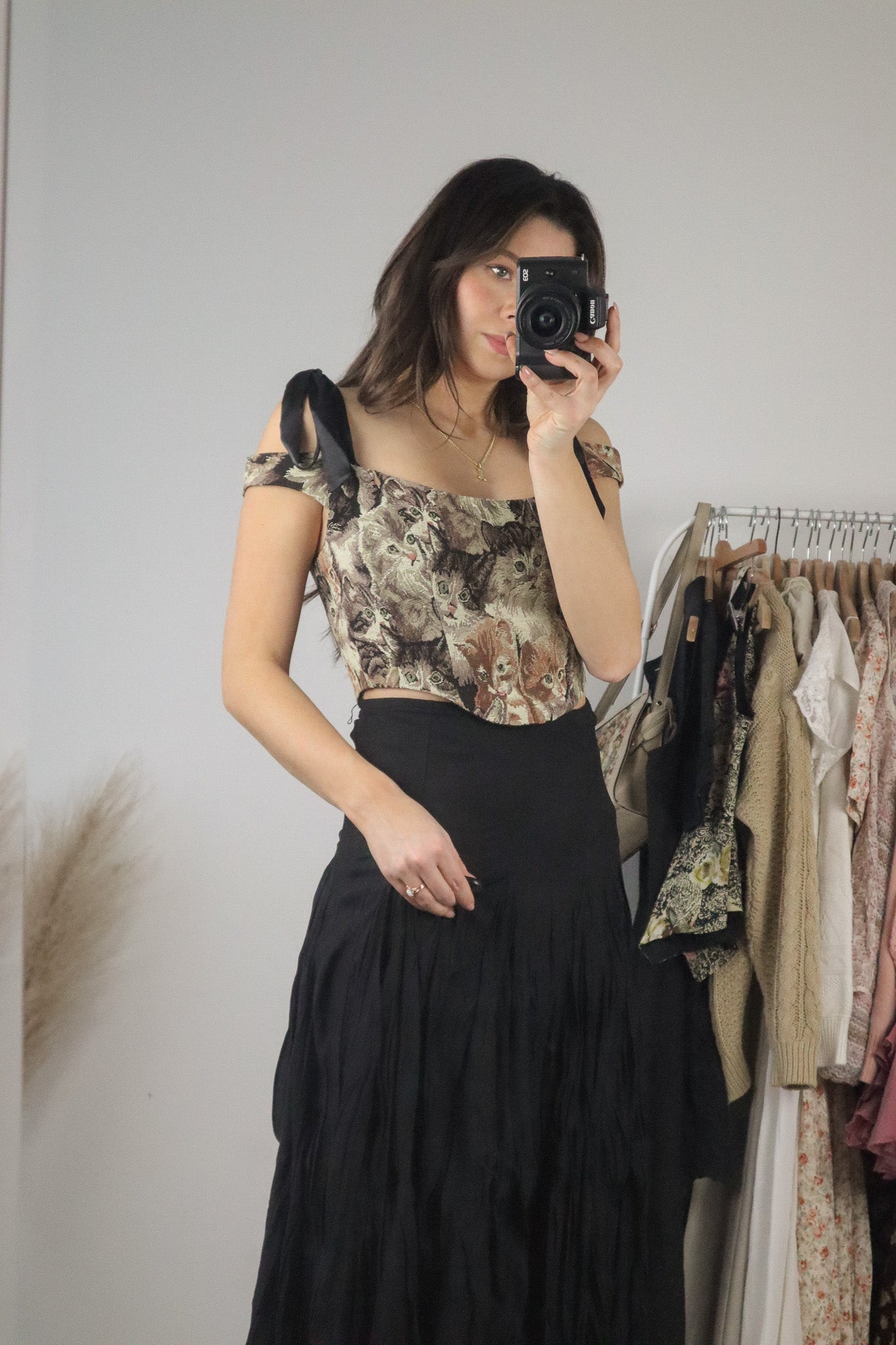 Modern x Cat Tapestry Corset (S)
