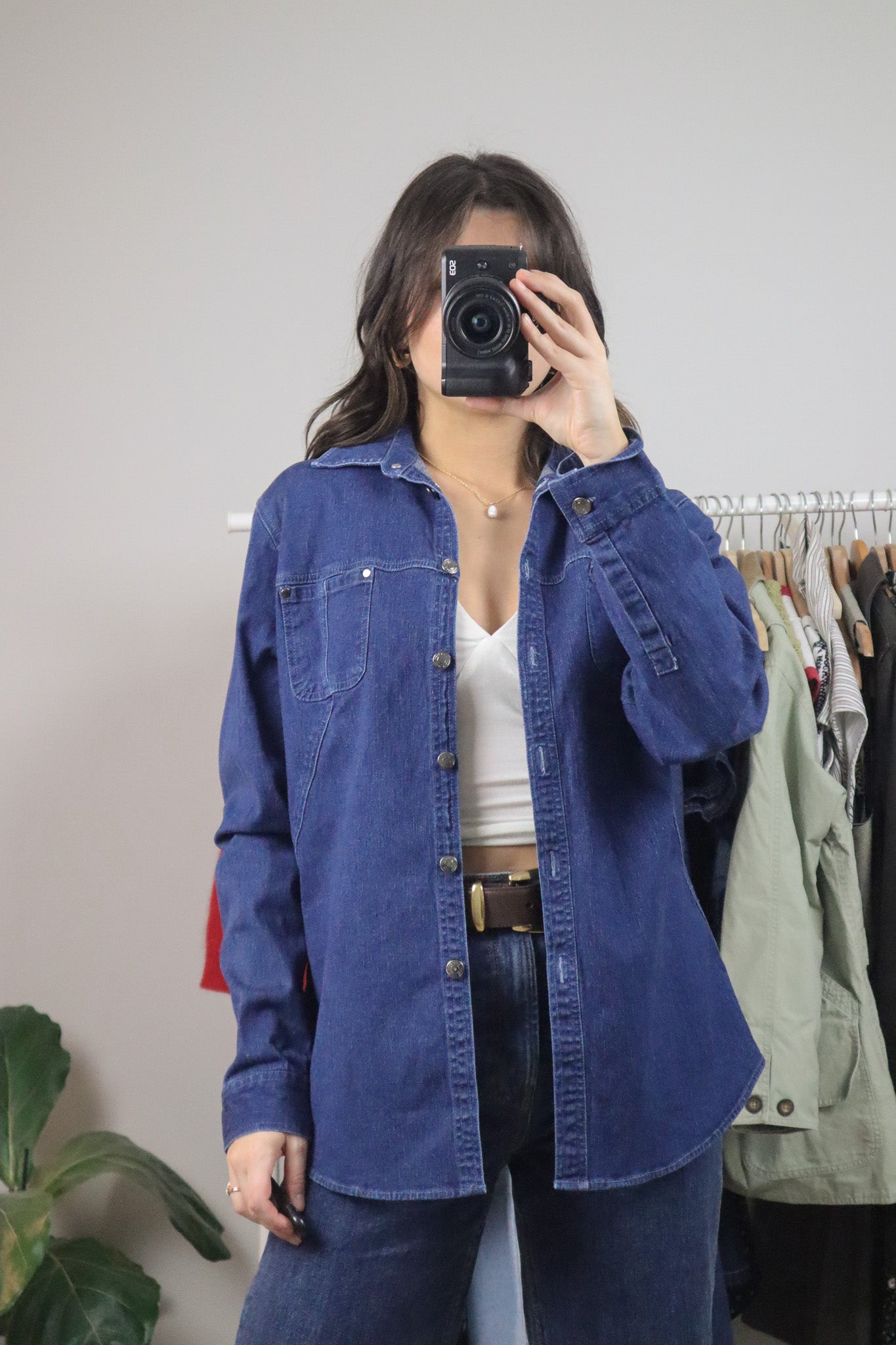 Made in Canada x Vintage x Denim Overshirt (S/M)