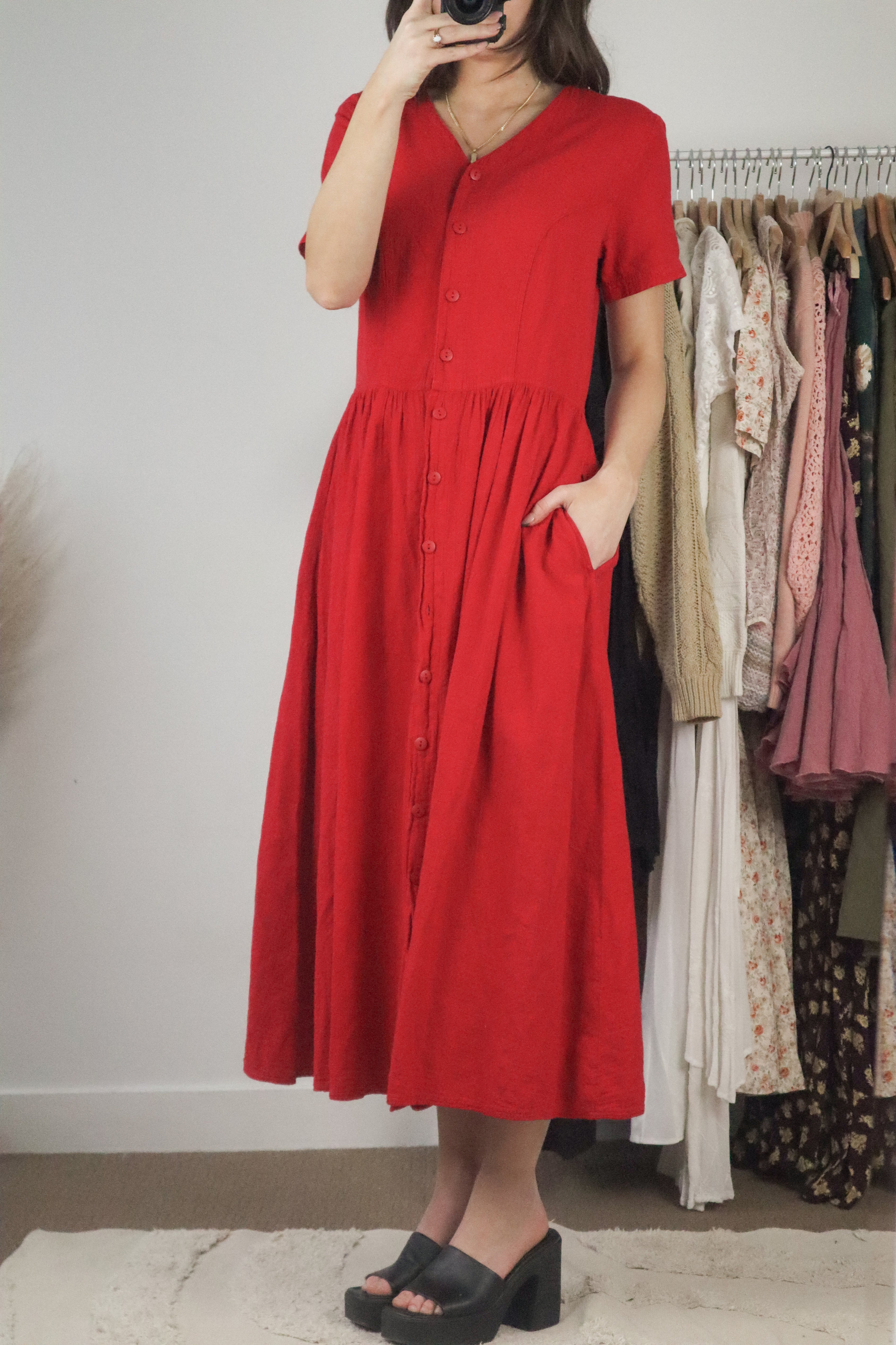 Made in Canada x Vintage x Button Down Dress (6/8)