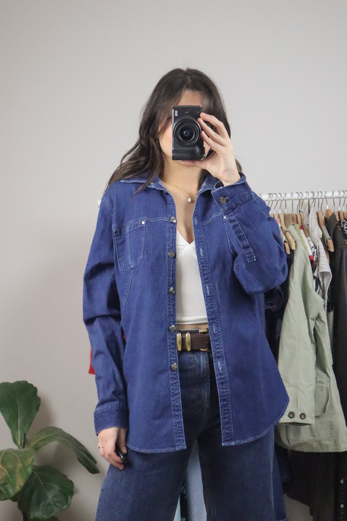 Made in Canada x Vintage x Denim Overshirt (S/M)