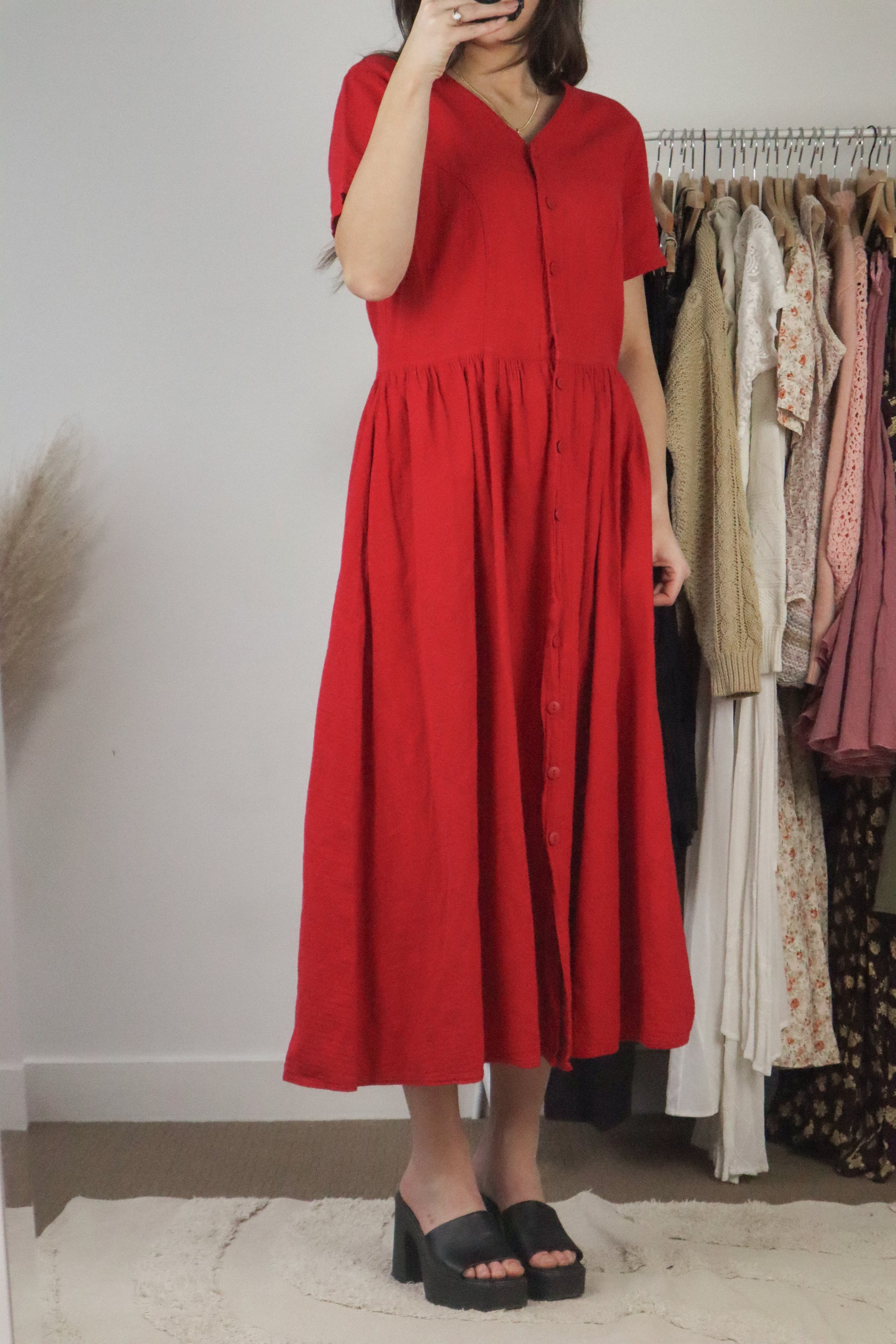 Made in Canada x Vintage x Button Down Dress (6/8)